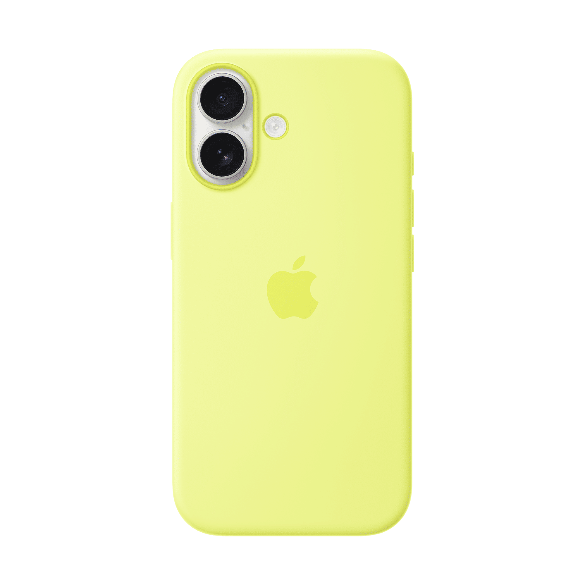 Apple Soft Silicone Back Cover for Apple iPhone 17 (MagSafe Compatible, Neon Yellow)-picture-20