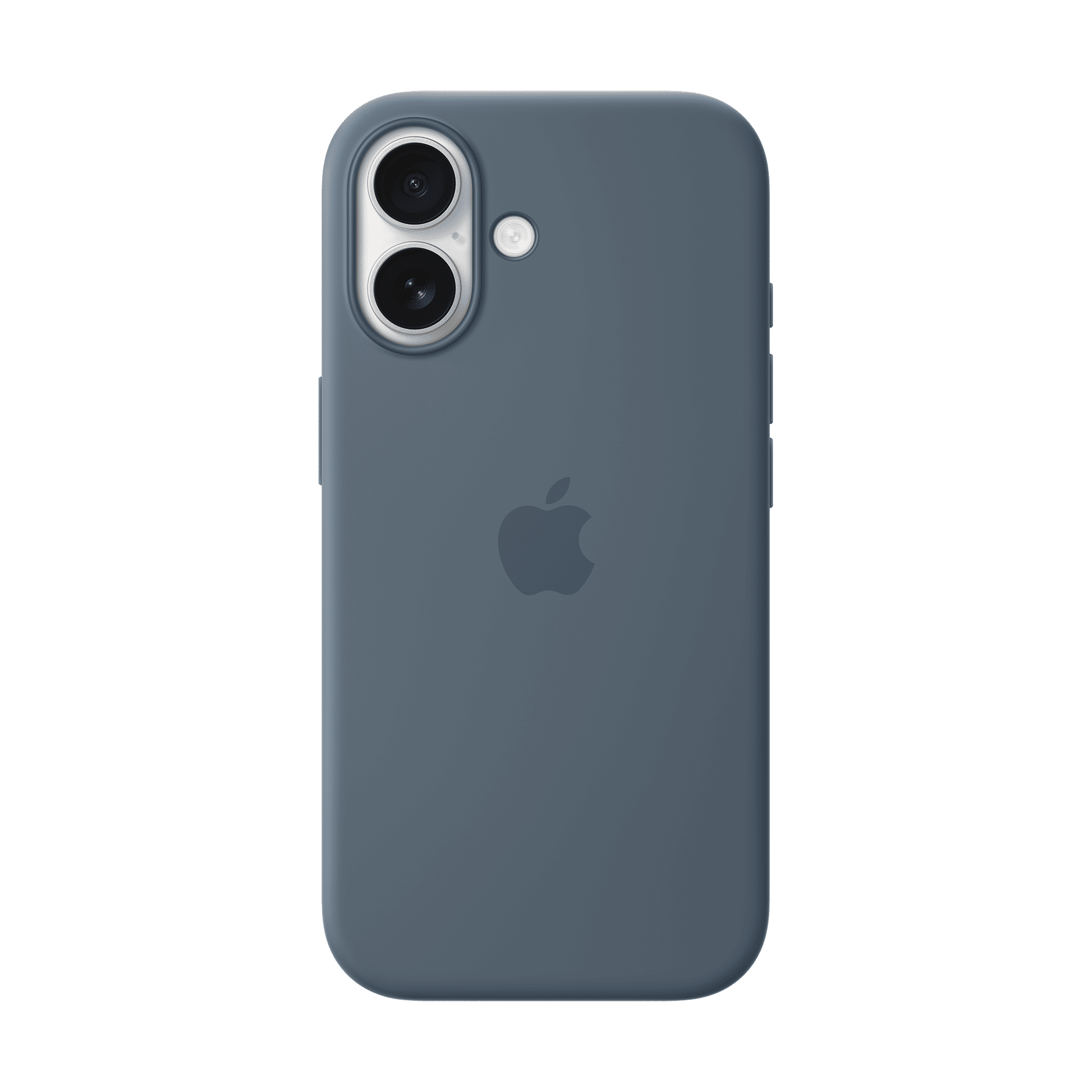 Apple Soft Silicone Back Cover for Apple iPhone 17 (MagSafe Compatible, Anchor Blue)-image-46