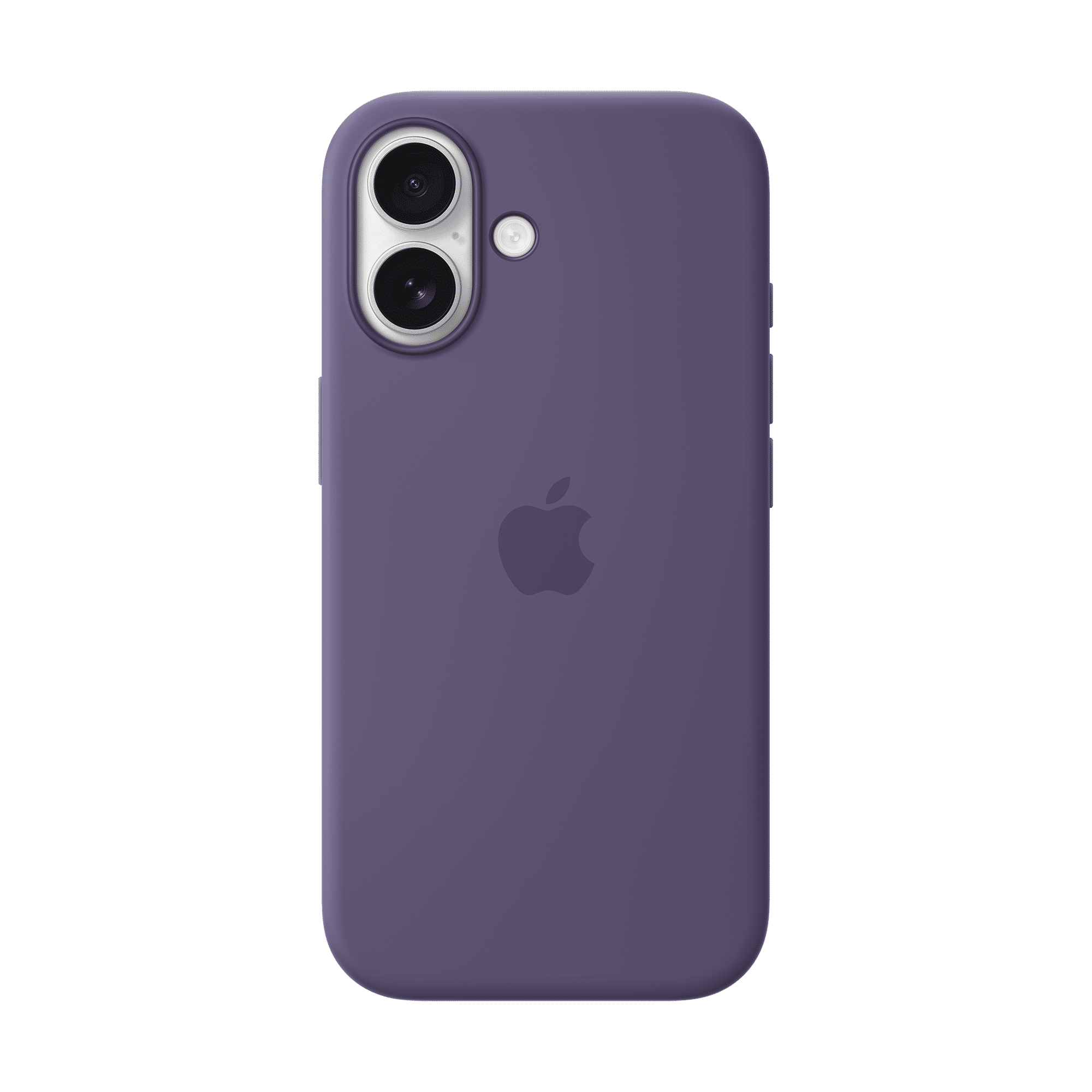 Apple Soft Silicone Back Cover for Apple iPhone 17 (MagSafe Compatible, Purple Fog)-image-43