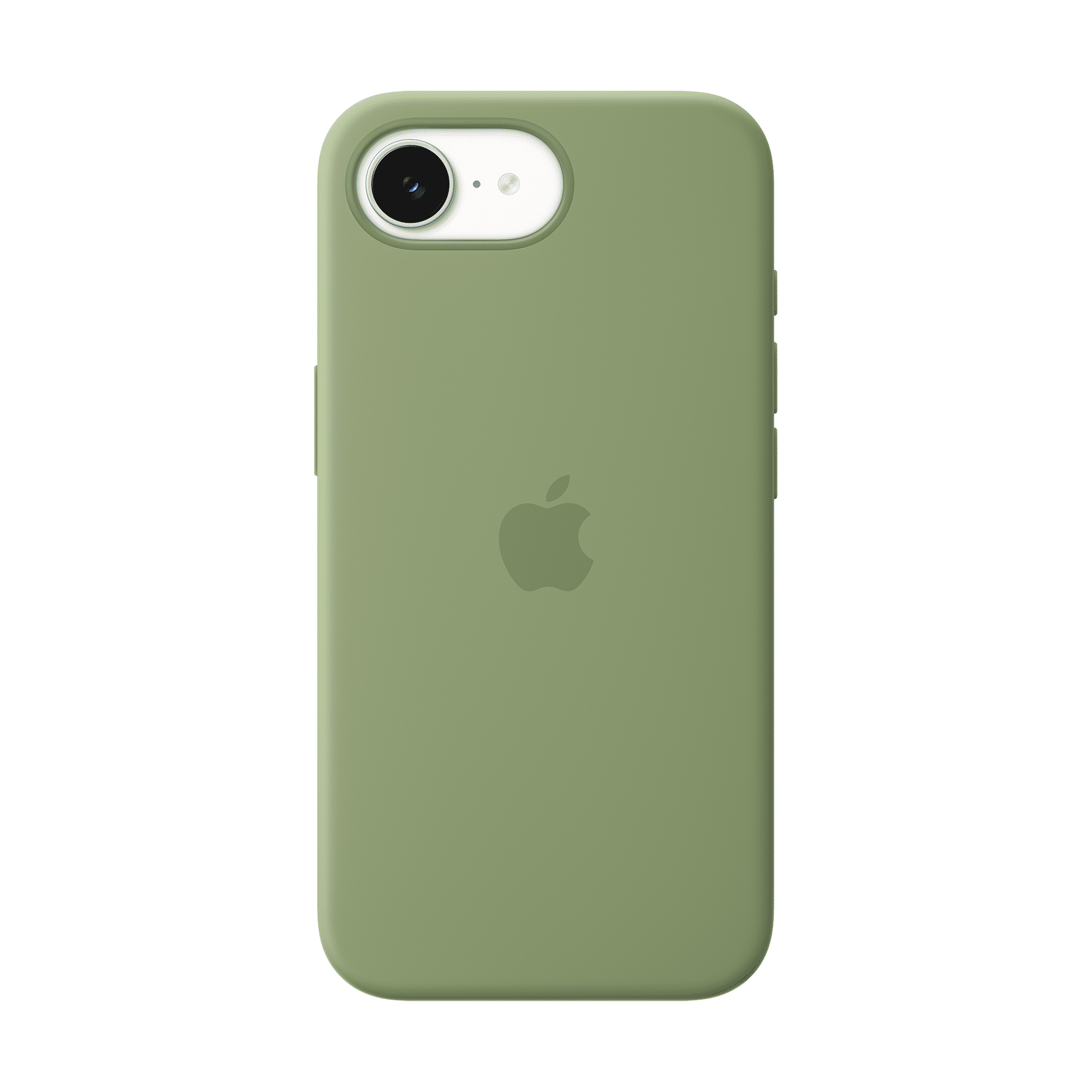 Apple Soft Silicone Back Cover for Apple iPhone 17e (MagSafe Compatible, Light Moss)-picture-16
