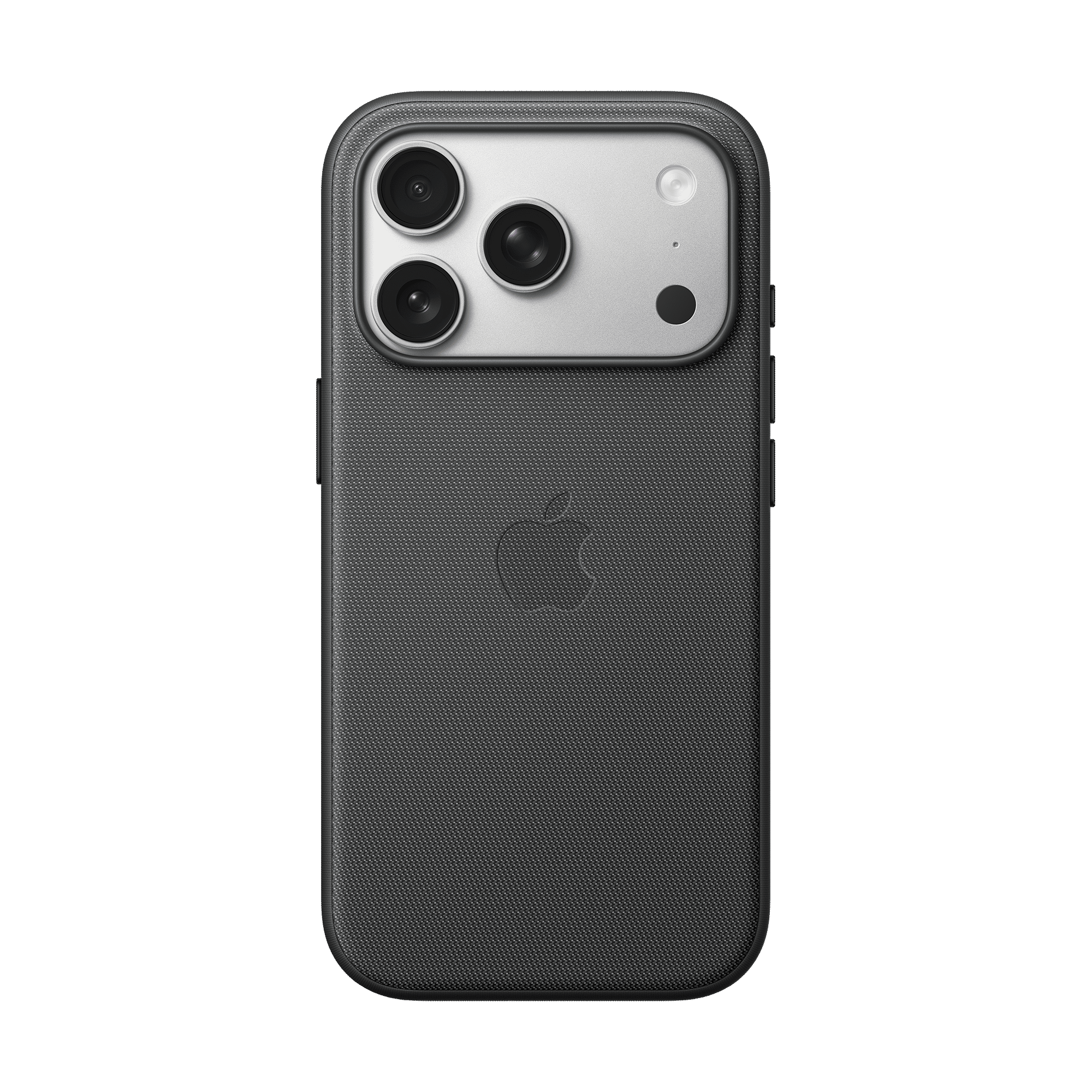 Apple TechWoven TPU & Recycled Polyester Back Cover for Apple iPhone 17 Pro (MagSafe Compatible, Black)
