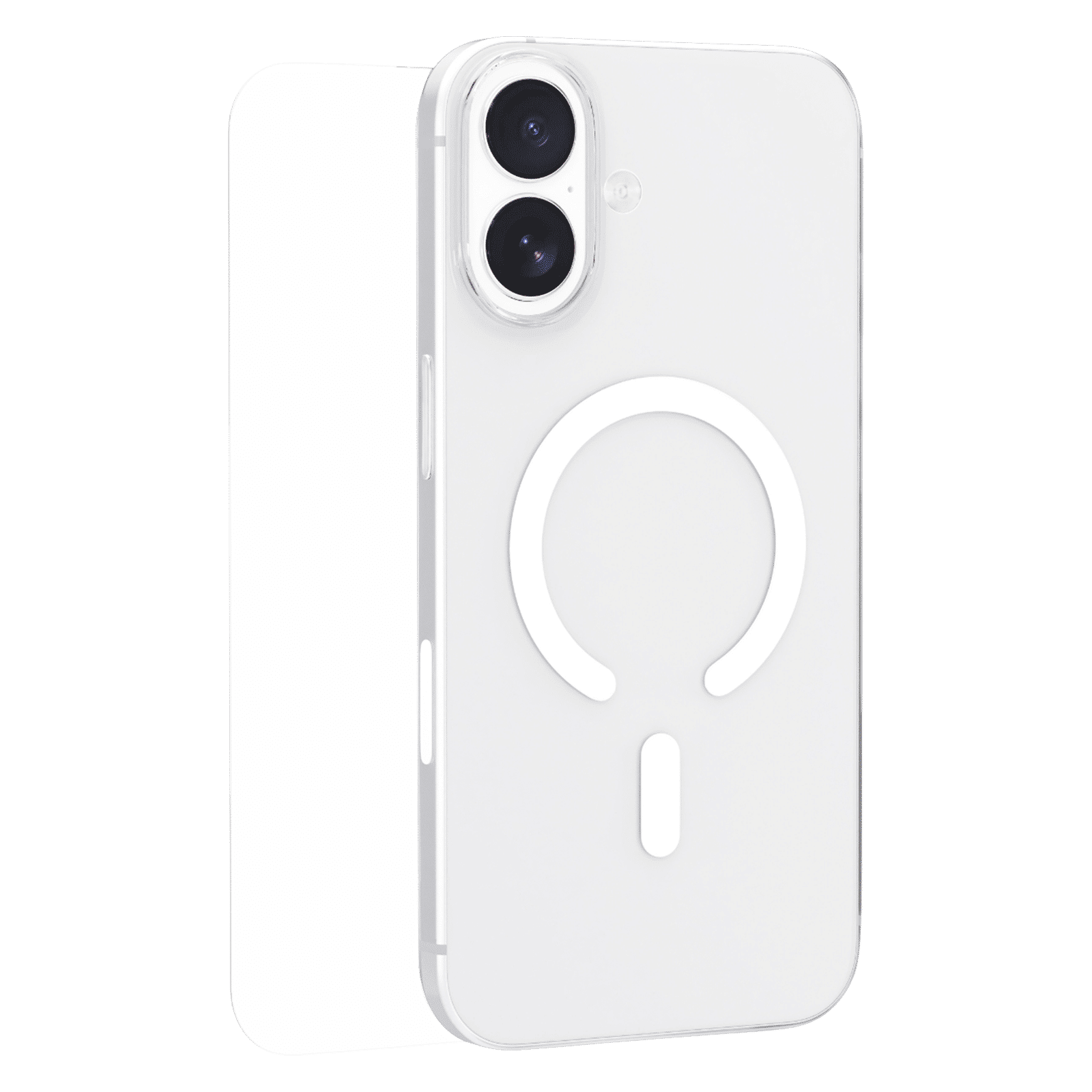 HYPHEN DURO TPU Back Cover & Tempered Glass Combo for Apple iPhone 17 (Magsafe Charging Compatible, Clear)