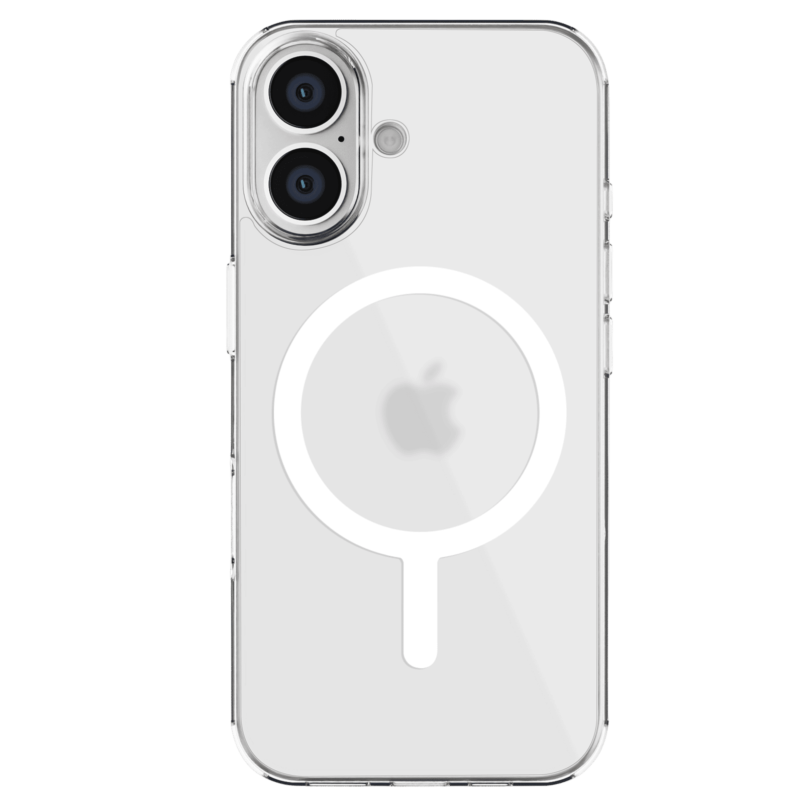 Croma Frost Tempered Glass & TPU Back Cover Combo for Apple iPhone 17 (Magsafe Charging Compatible, Clear Ice)