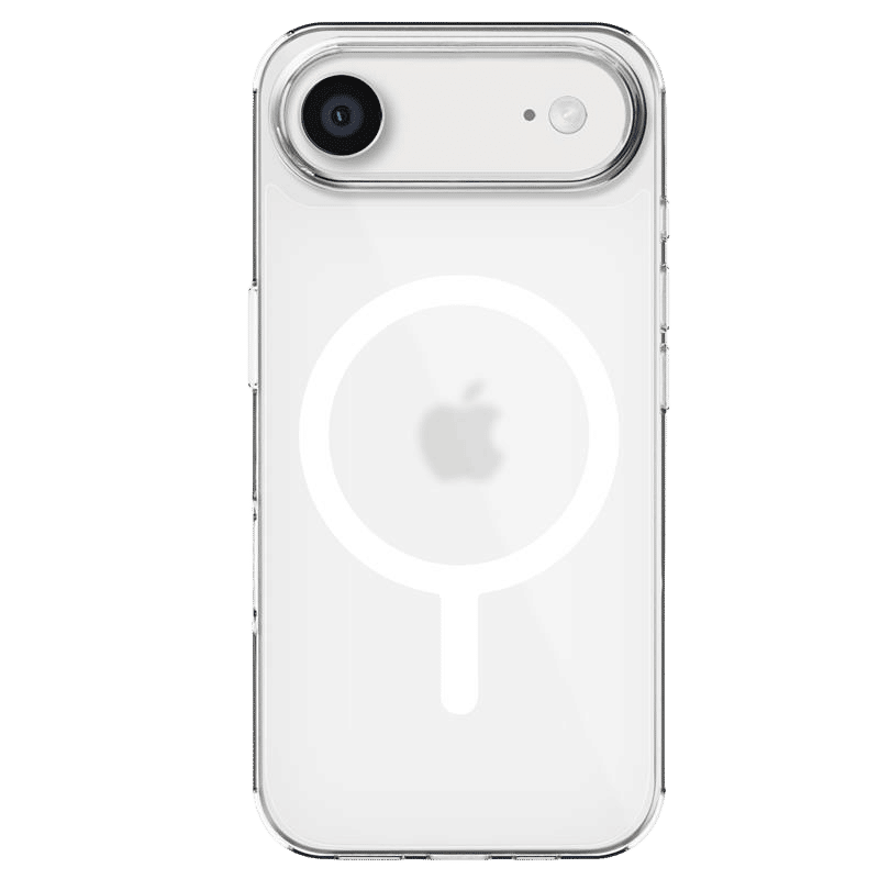 Croma Frost Tempered Glass & TPU Back Cover Combo for Apple iPhone Air (Magsafe Charging Compatible, Clear Ice)