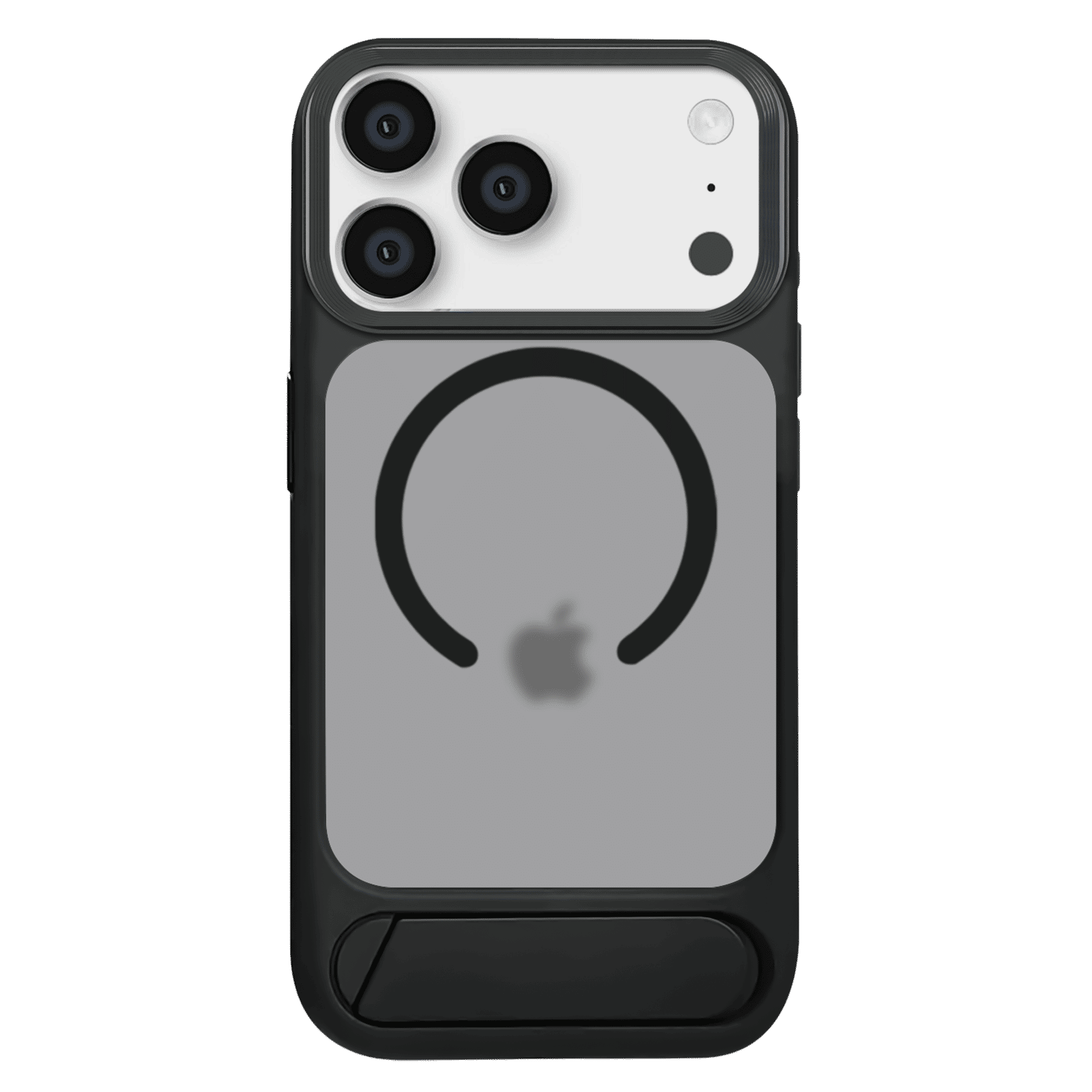 Croma Bolt Tempered Glass & TPU Back Cover Combo for Apple iPhone 17 Pro (Magsafe Charging Compatible, Black)