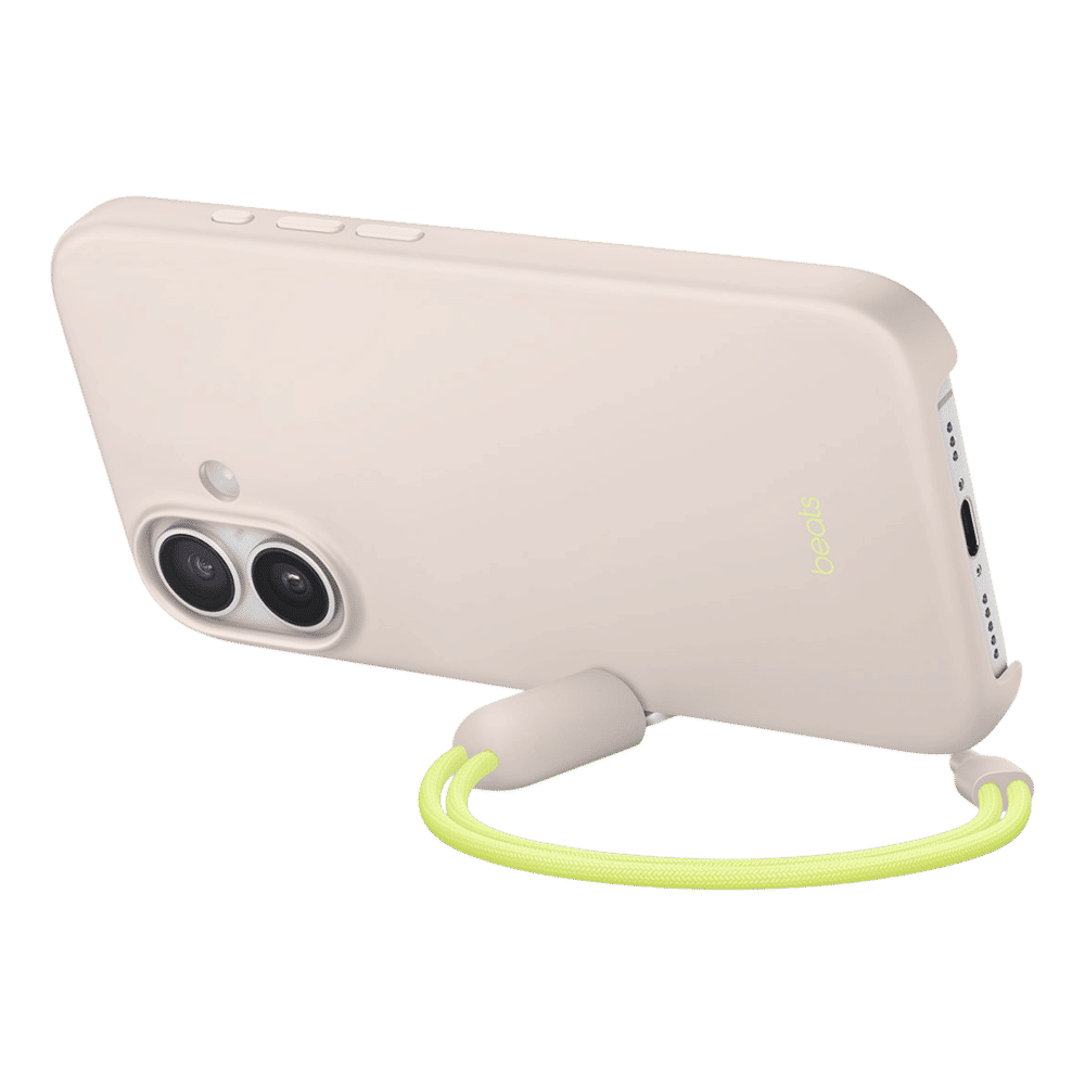 beats Polycarbonate & Plastic Hard Back Cover for Apple iPhone 17 (MagSafe Charging Compatible, Lime Stone)