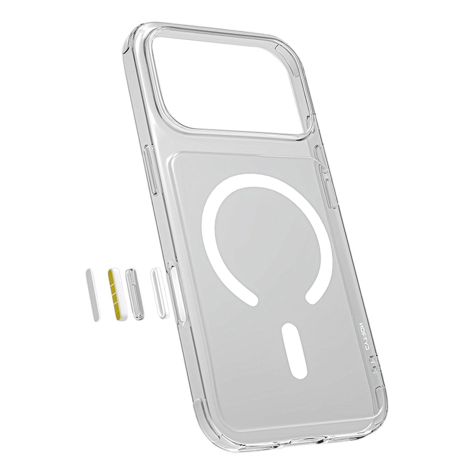 CYTRON AURA-X Back Cover for Apple iPhone 17 Pro Max (MagSafe Compatible, Clear)