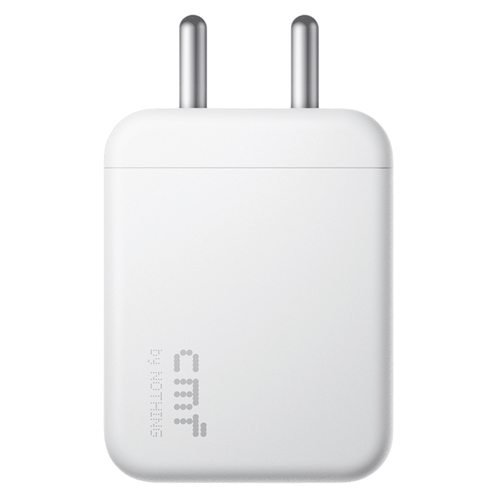 Nothing Power 33W Type C Fast Charger (Adapter Only, Efficient Heat Dissipation, White)