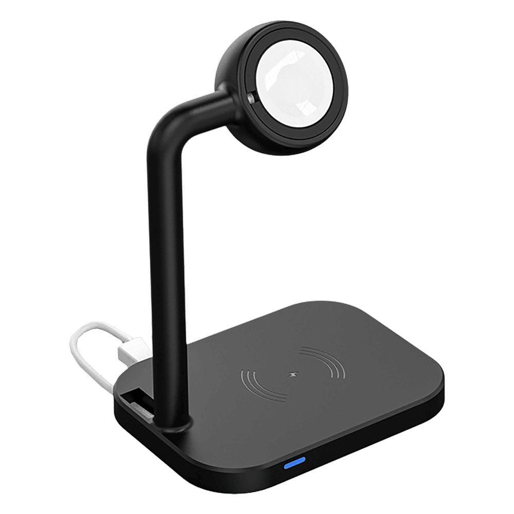 soundREVO SR-978 15W 3-in-1 Wireless Charger for Phones, TWS and iWatch (LED Charging Indicator, Black)