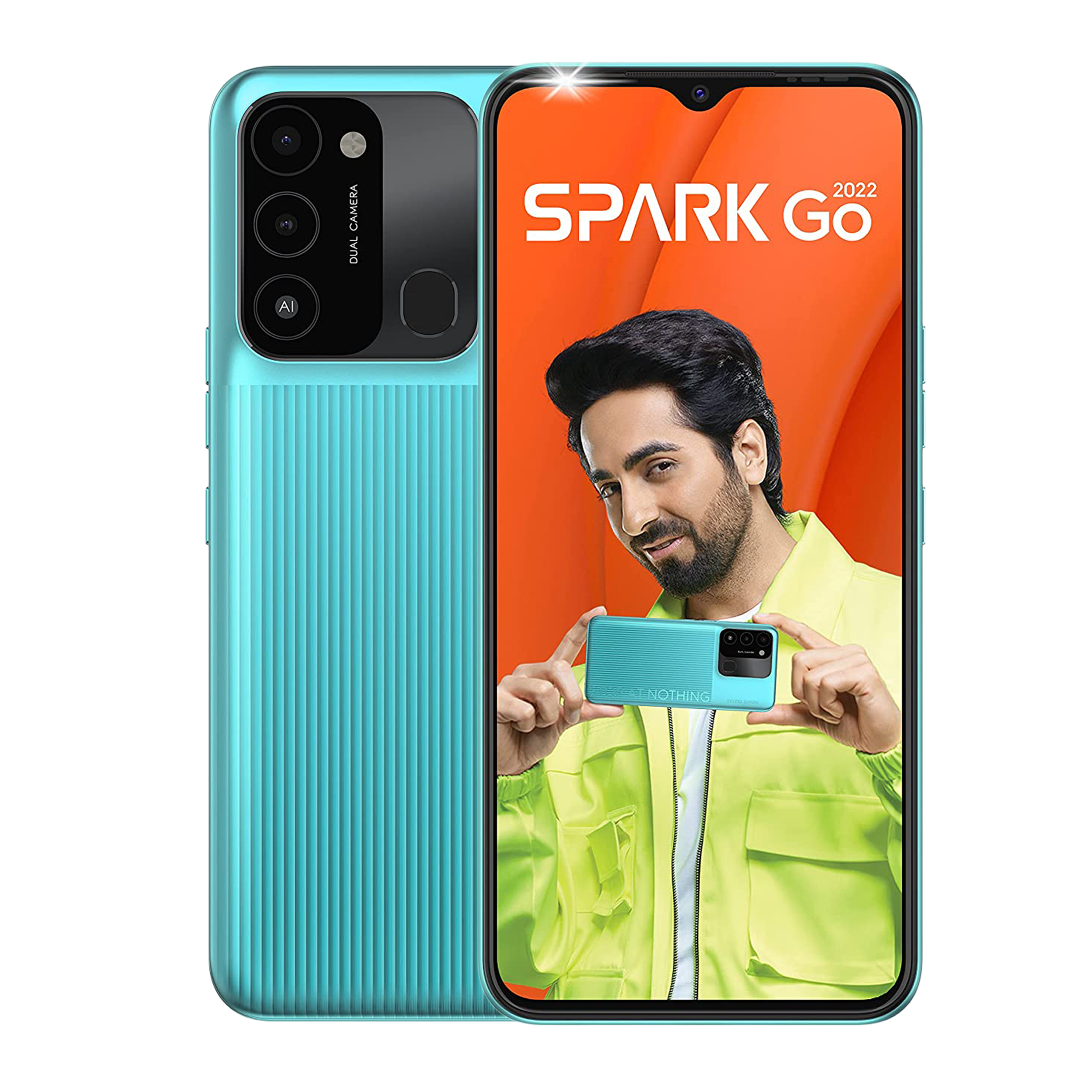 Buy Tecno Spark Go 2022 (2GB RAM, 32GB, Turquoise Cyan) Online Croma