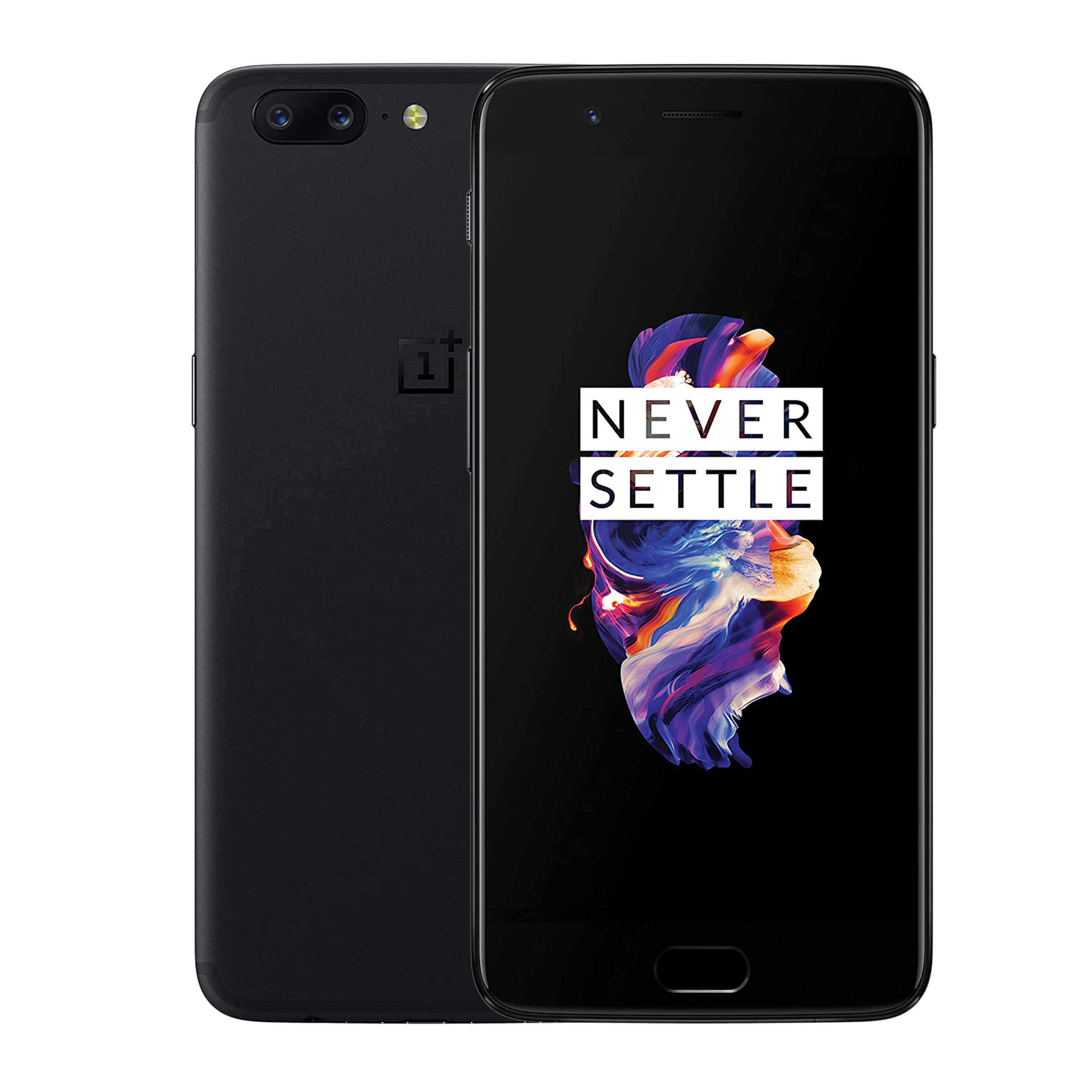 Refurbished OnePlus 5 (6GB RAM, 64GB, Midnight Black)