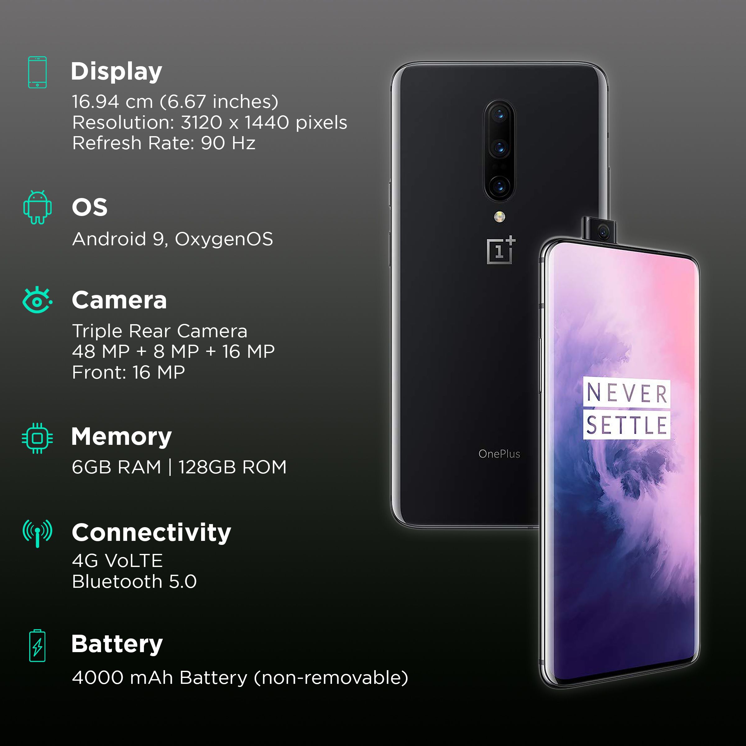 Oneplus Nord Oneplus 7t Pro Front Camera Mp Selfie Oneplus 7t Pro