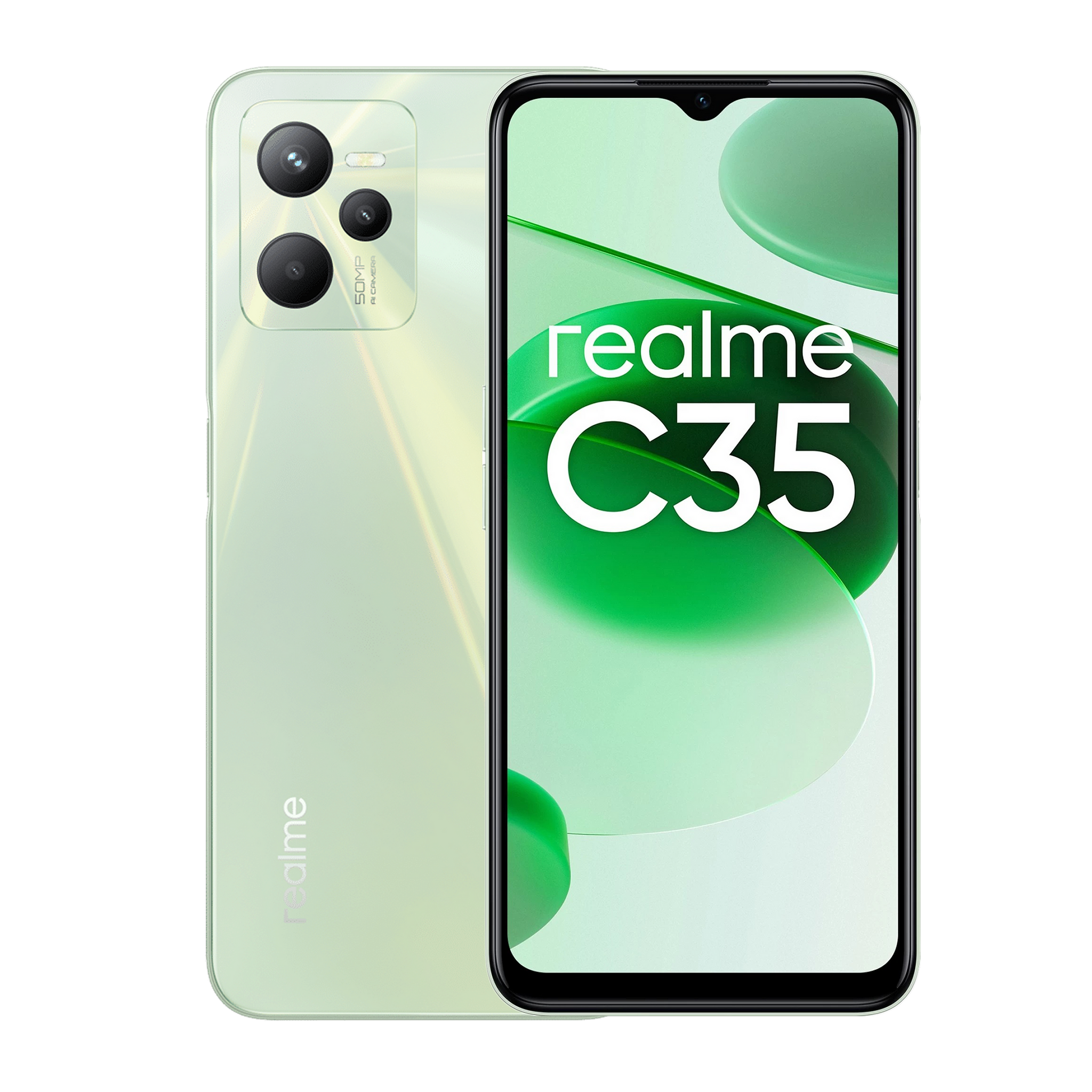 realme C35 (6GB RAM, 128GB, Glowing Green)