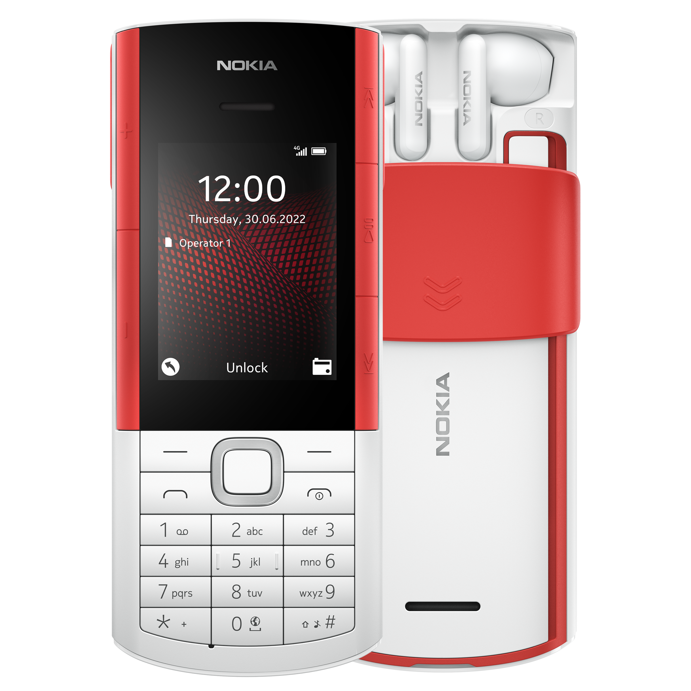 NOKIA 5710 XA (128MB, Dual SIM, Rear Camera, White)