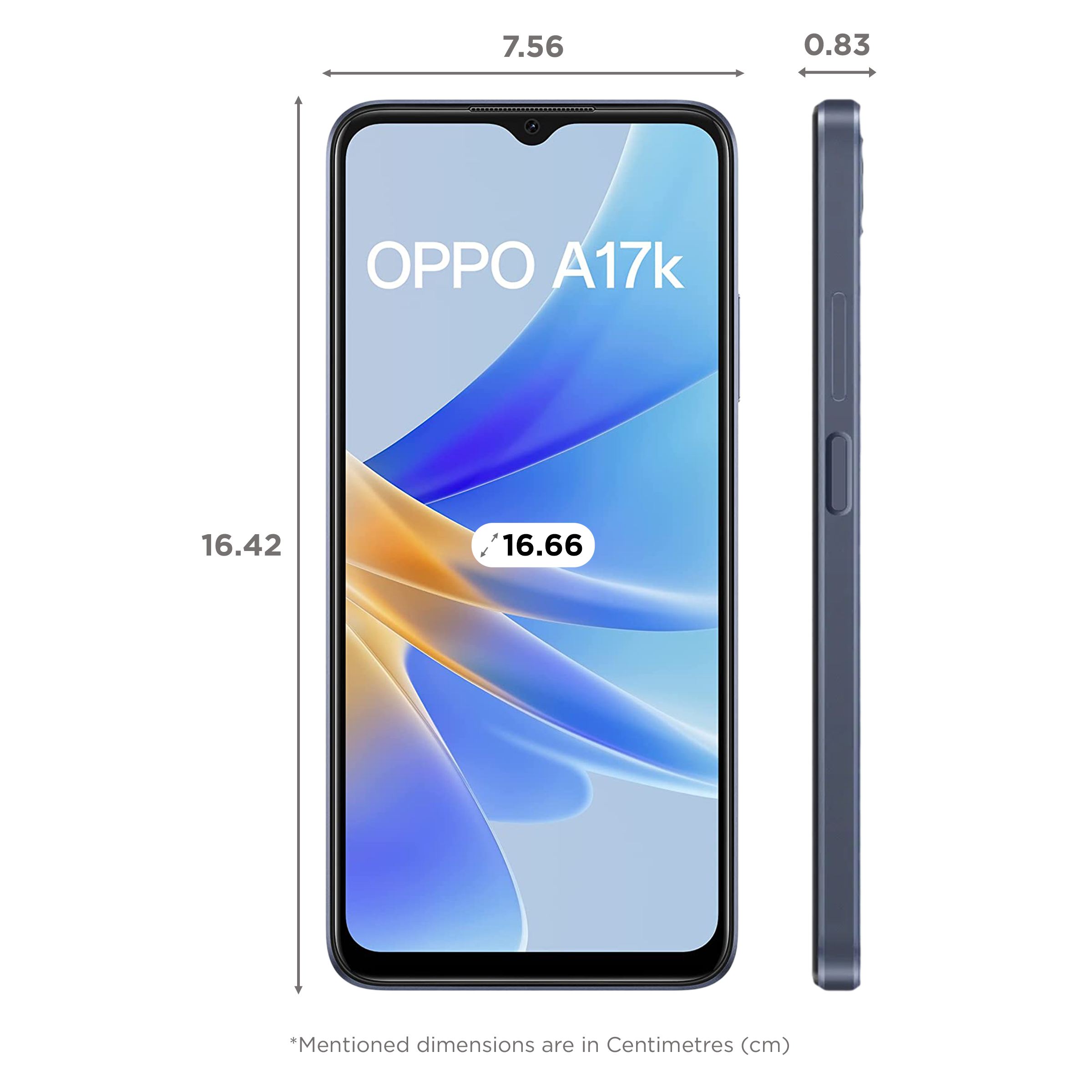 oppo A17k (3GB RAM, 64GB, Navy Blue)