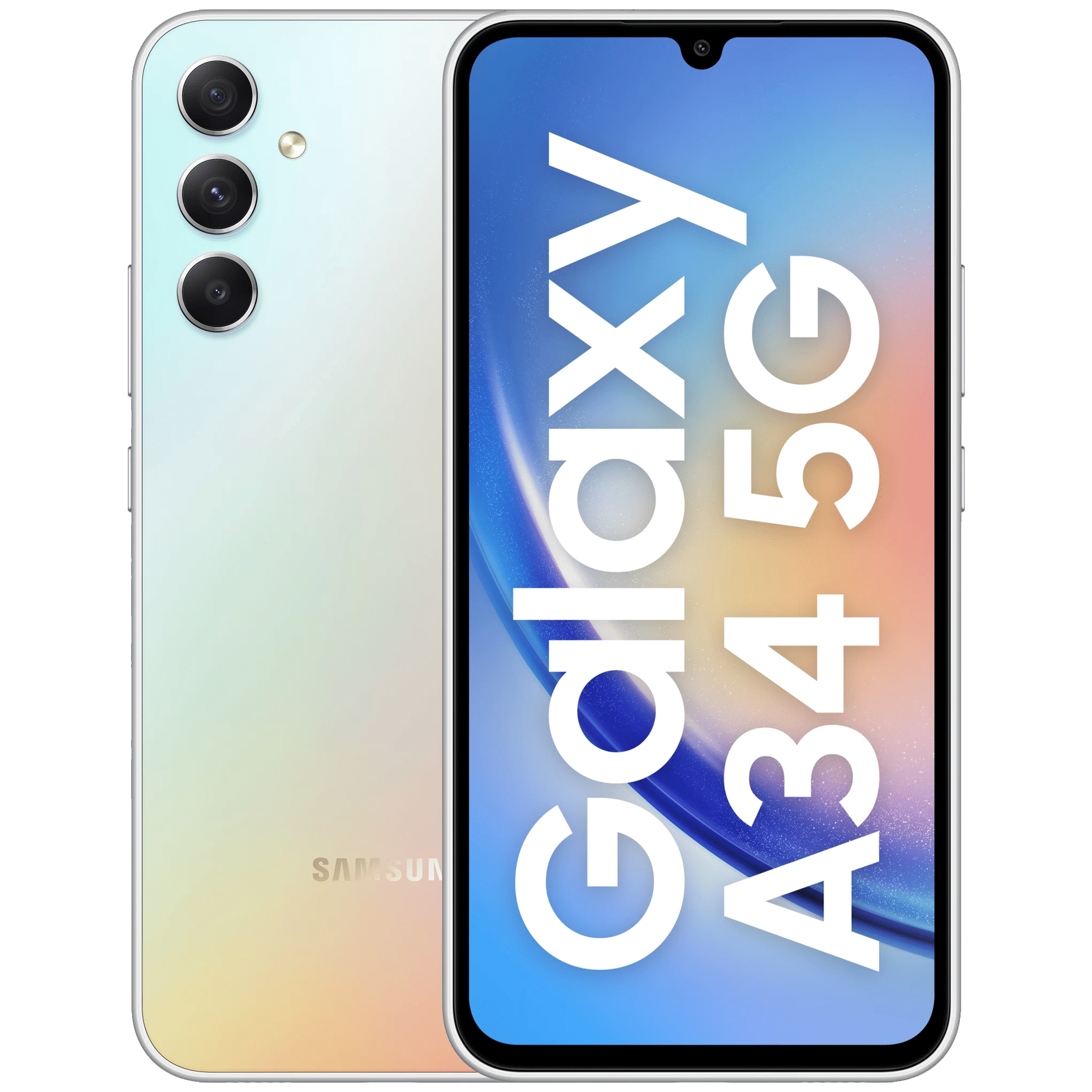 SAMSUNG Galaxy A34 5G (8GB RAM, 128GB, Awesome Silver)