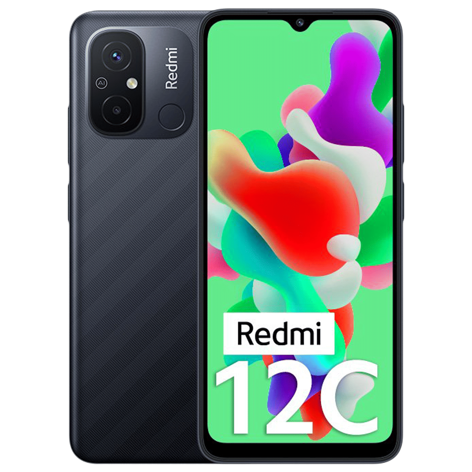 Redmi 12C (4GB RAM, 64GB, Matte Black)