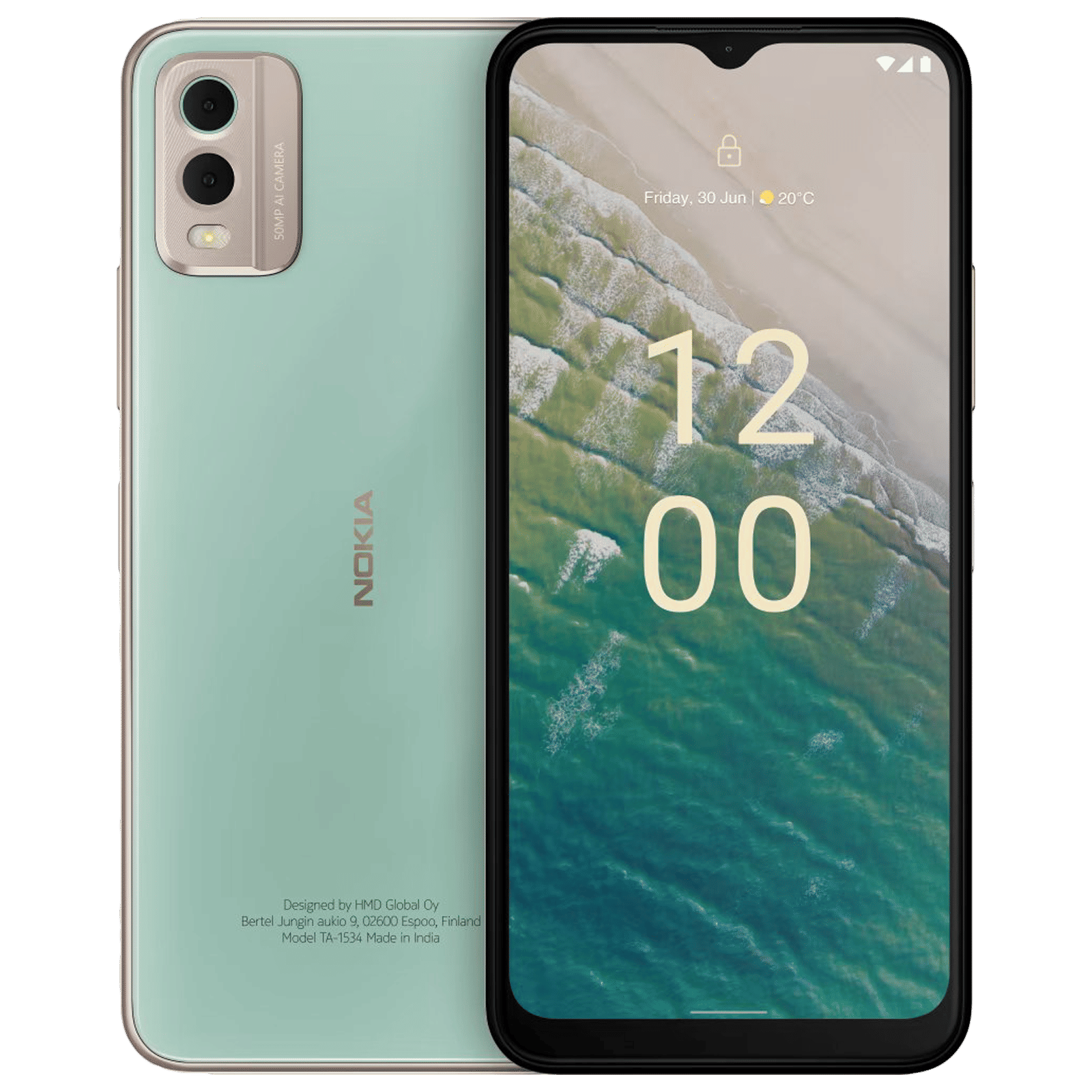 NOKIA C32 (4GB RAM, 64GB, Breezy Mint)