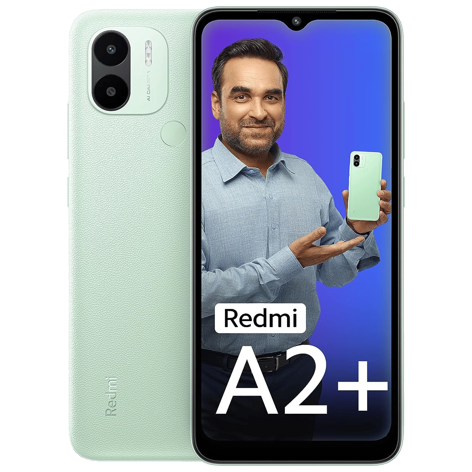 Redmi A2 Plus (4GB RAM, 128GB, Sea Green)