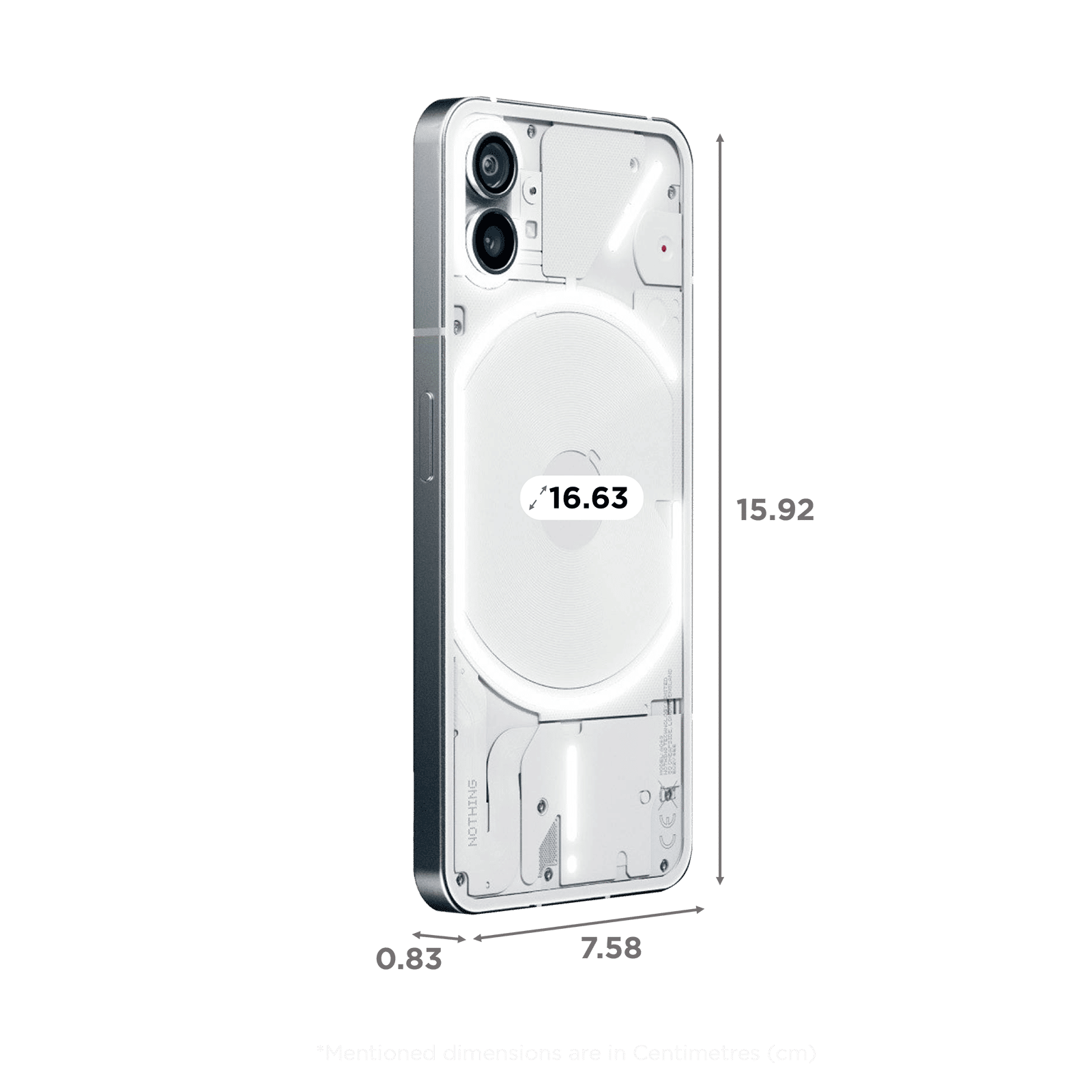 Nothing Phone 1 5G (12GB RAM, 256GB, White) Online | Croma