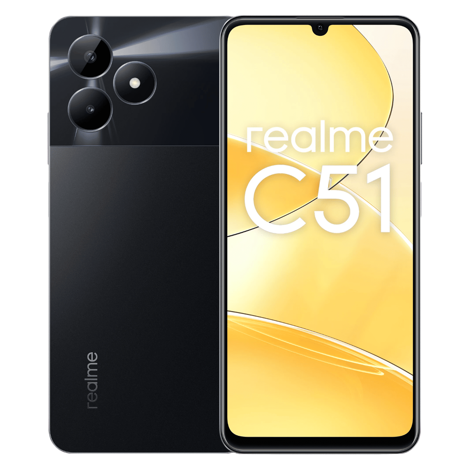Buy realme C51 (4GB RAM, 128GB, Carbon Black) Online - Croma