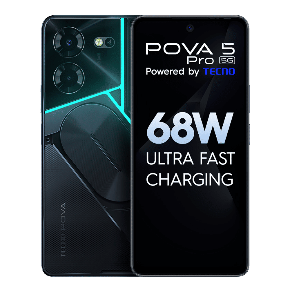 TECNO Pova 5 Pro 5G (8GB RAM, 128GB, Dark Illusion)