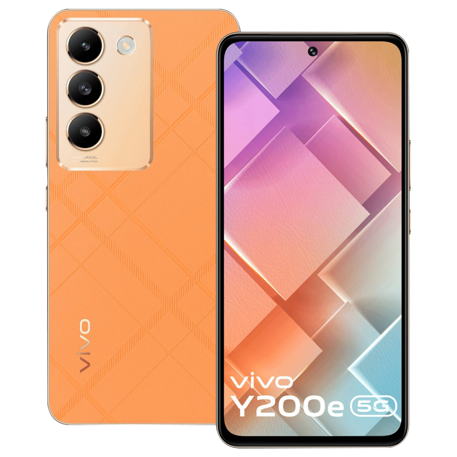vivo Y200e 5G (6GB, 128GB ROM, Saffron Delight)