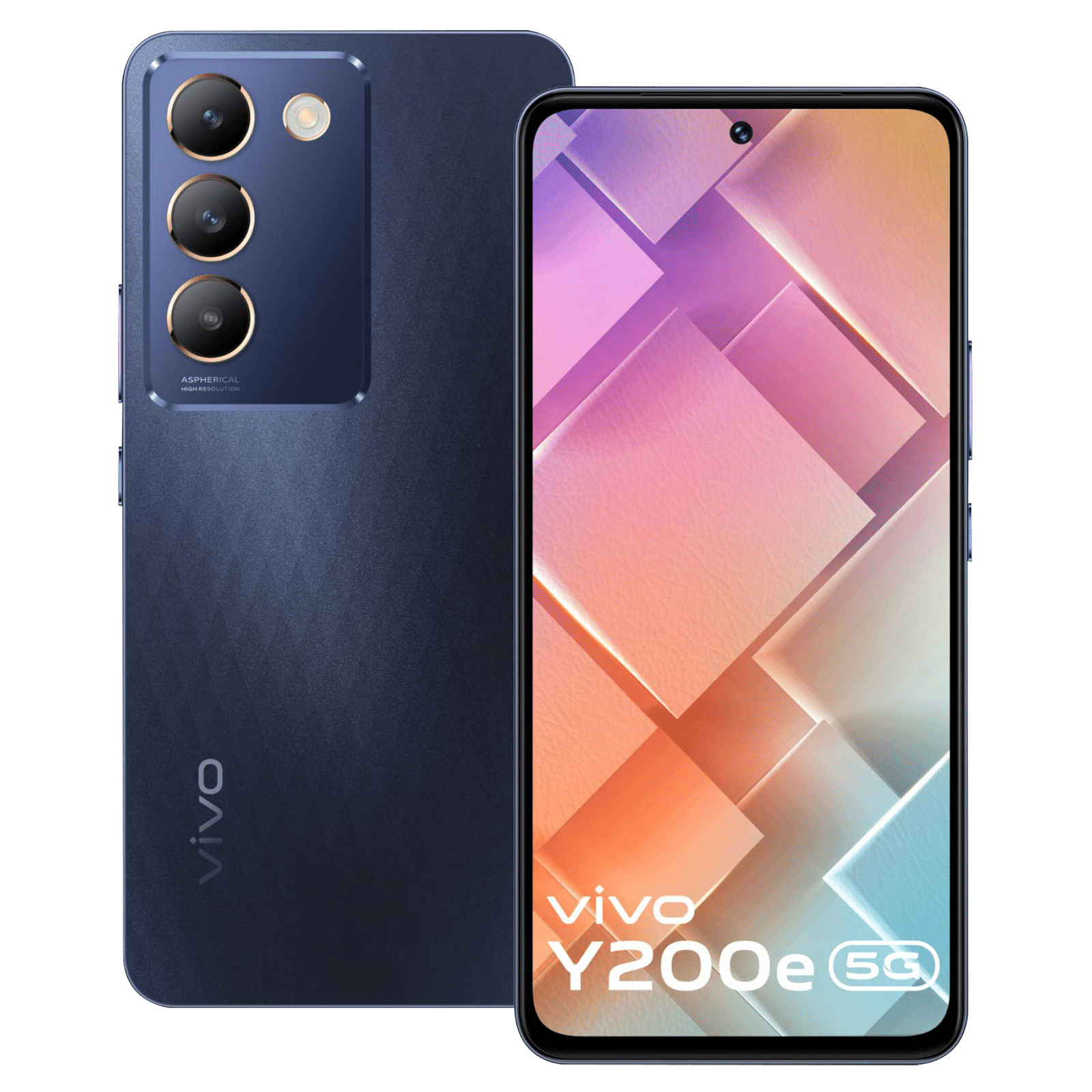 vivo Y200e 5G (6GB, 128GB ROM, Black Diamond)