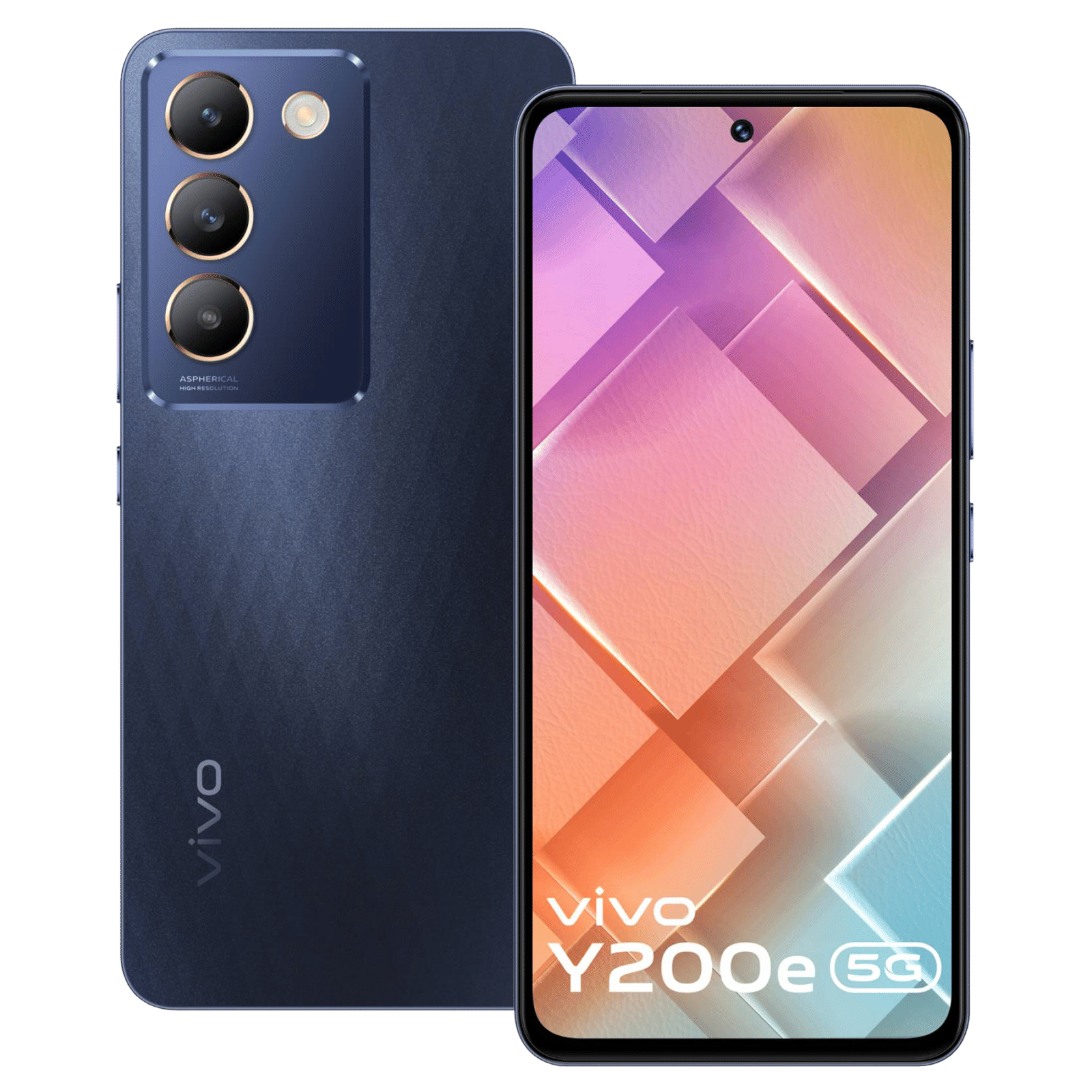 vivo Y200e 5G (8GB, 128GB ROM, Black Diamond)