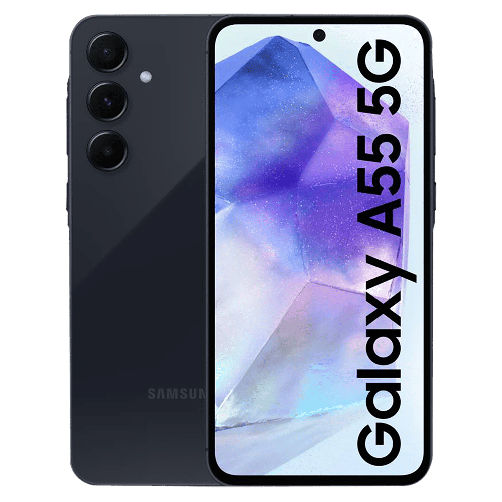 SAMSUNG Galaxy A55 5G (12GB RAM, 256GB, Awesome Navy)
