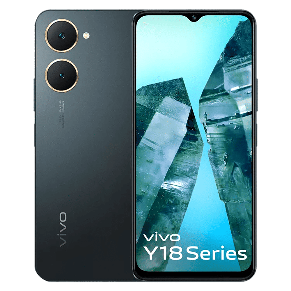 vivo Y18 (4GB RAM, 128GB, Space Black)
