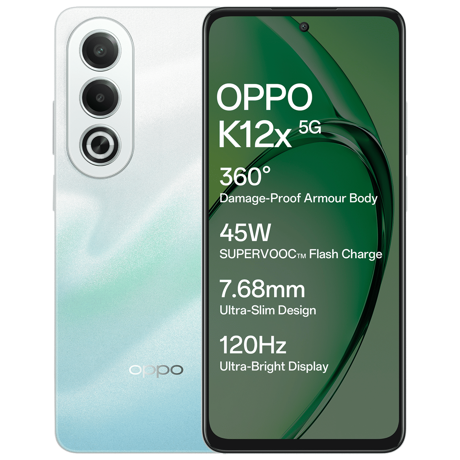 oppo K12x 5G (6GB RAM, 128GB, Breeze Blue)