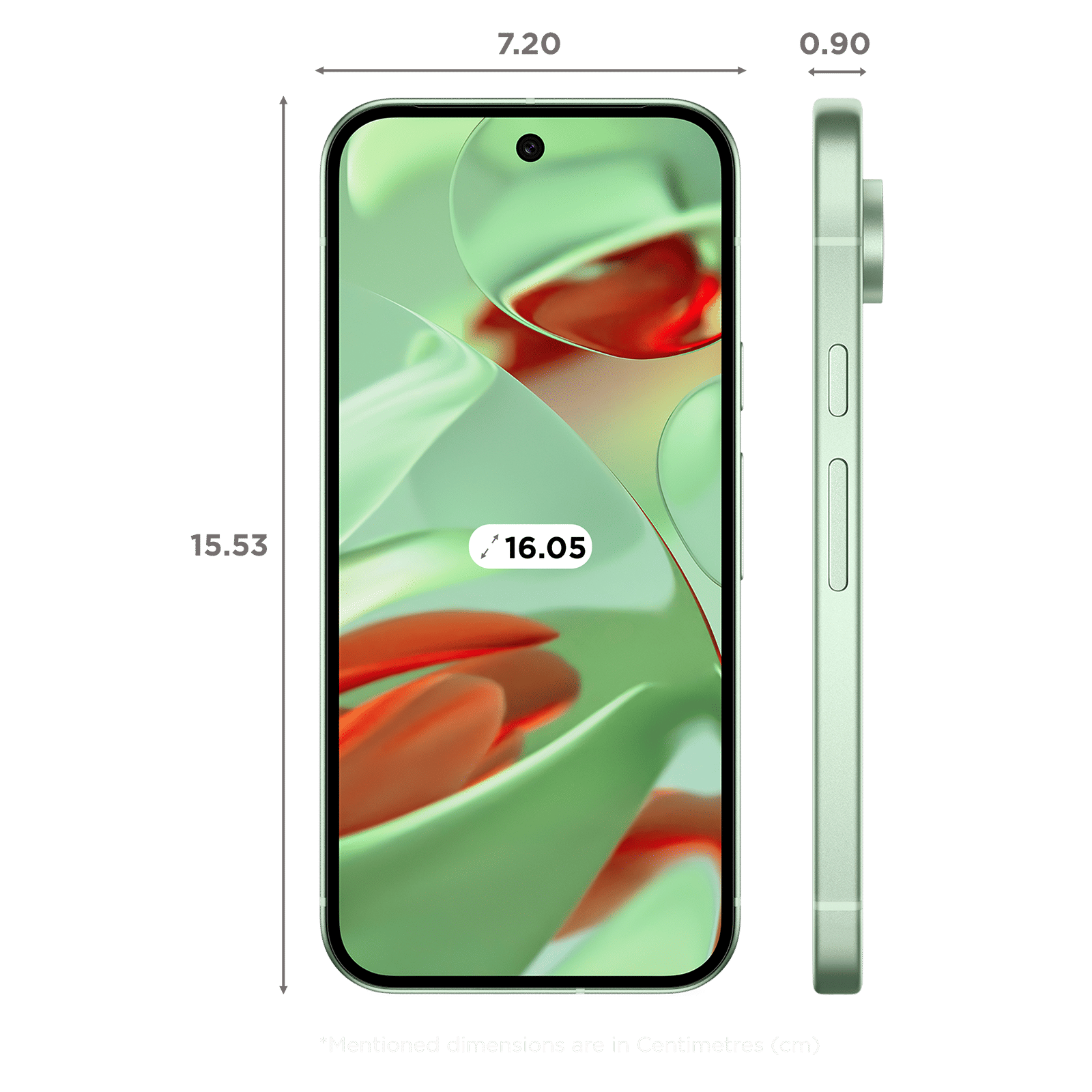 Google Pixel 9 G5 Sub 6 - 6.3 Pouces / 160 Mm - 256 Go - Couleur Wintergreen Vert - Neuf