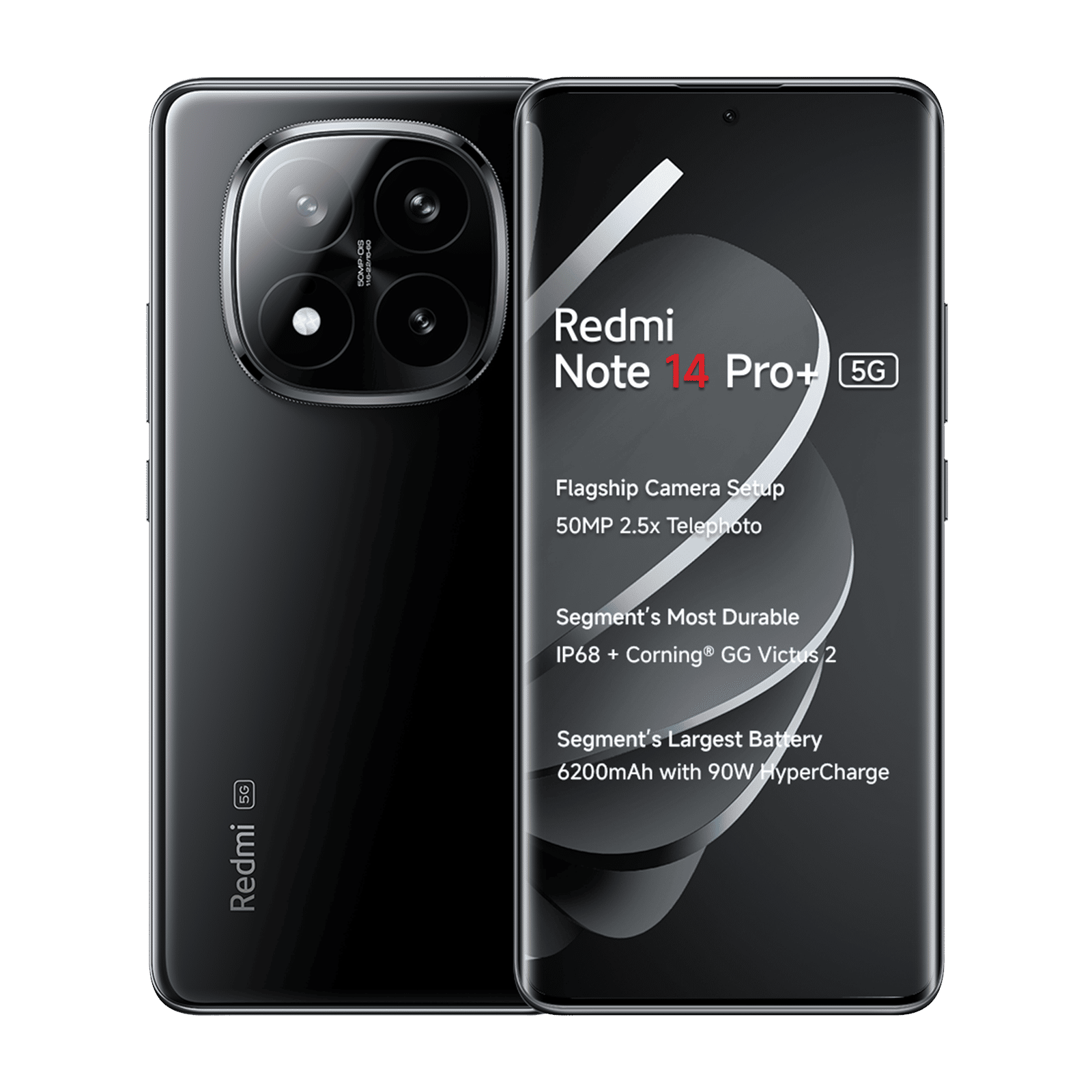 Redmi Note 14 Pro Plus 5G (8GB RAM, 128GB, Titan Black)