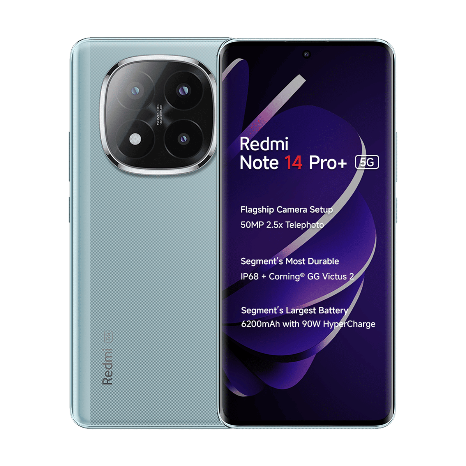 Redmi Note 14 Pro Plus 5G (8GB RAM, 256GB, Spectre Blue)