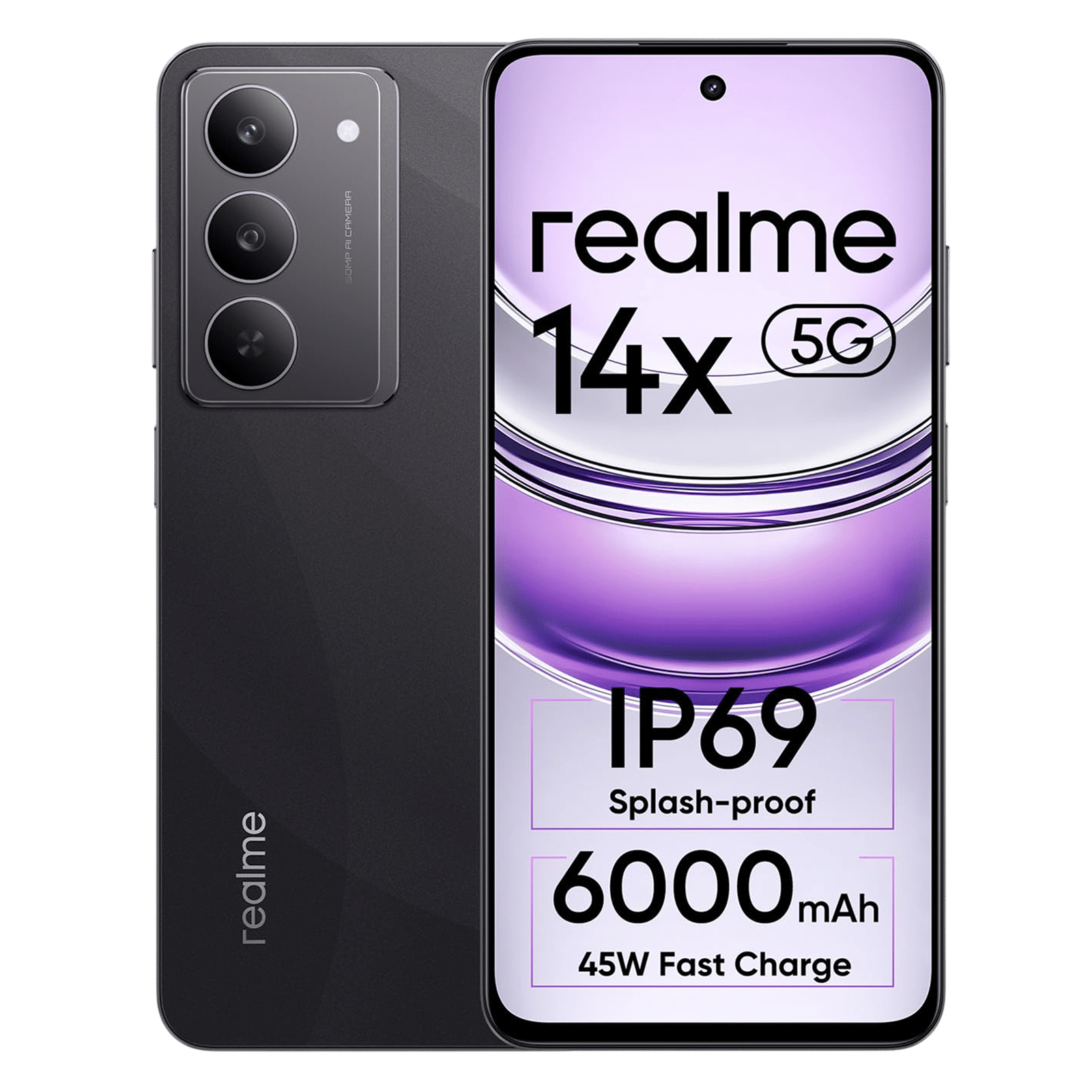 realme 14x 5G (6GB RAM, 128GB, Crystal Black)