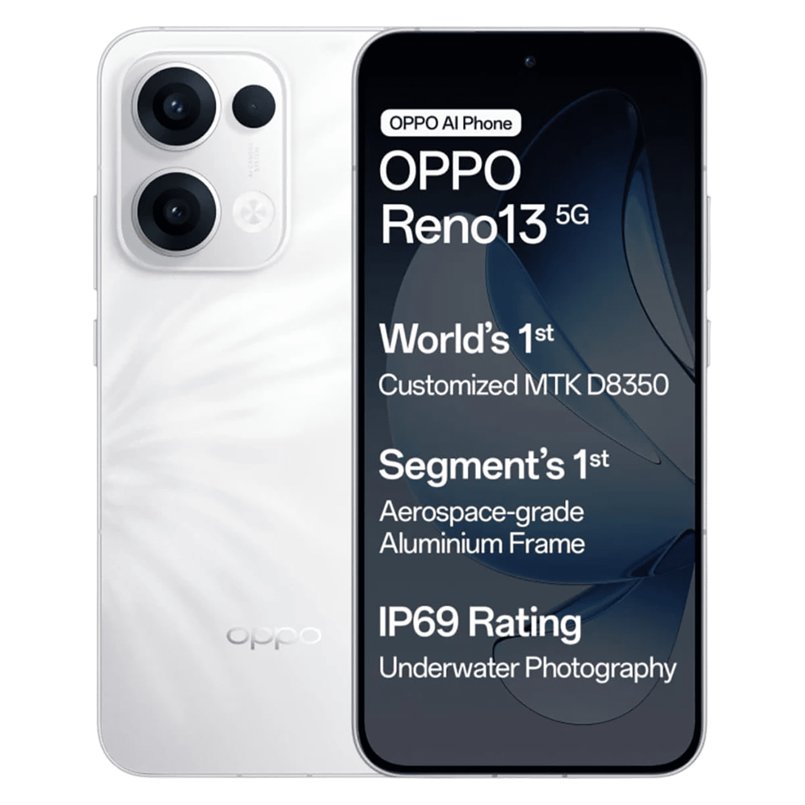 oppo Reno13 5G (8GB RAM, 128GB, Ivory White)