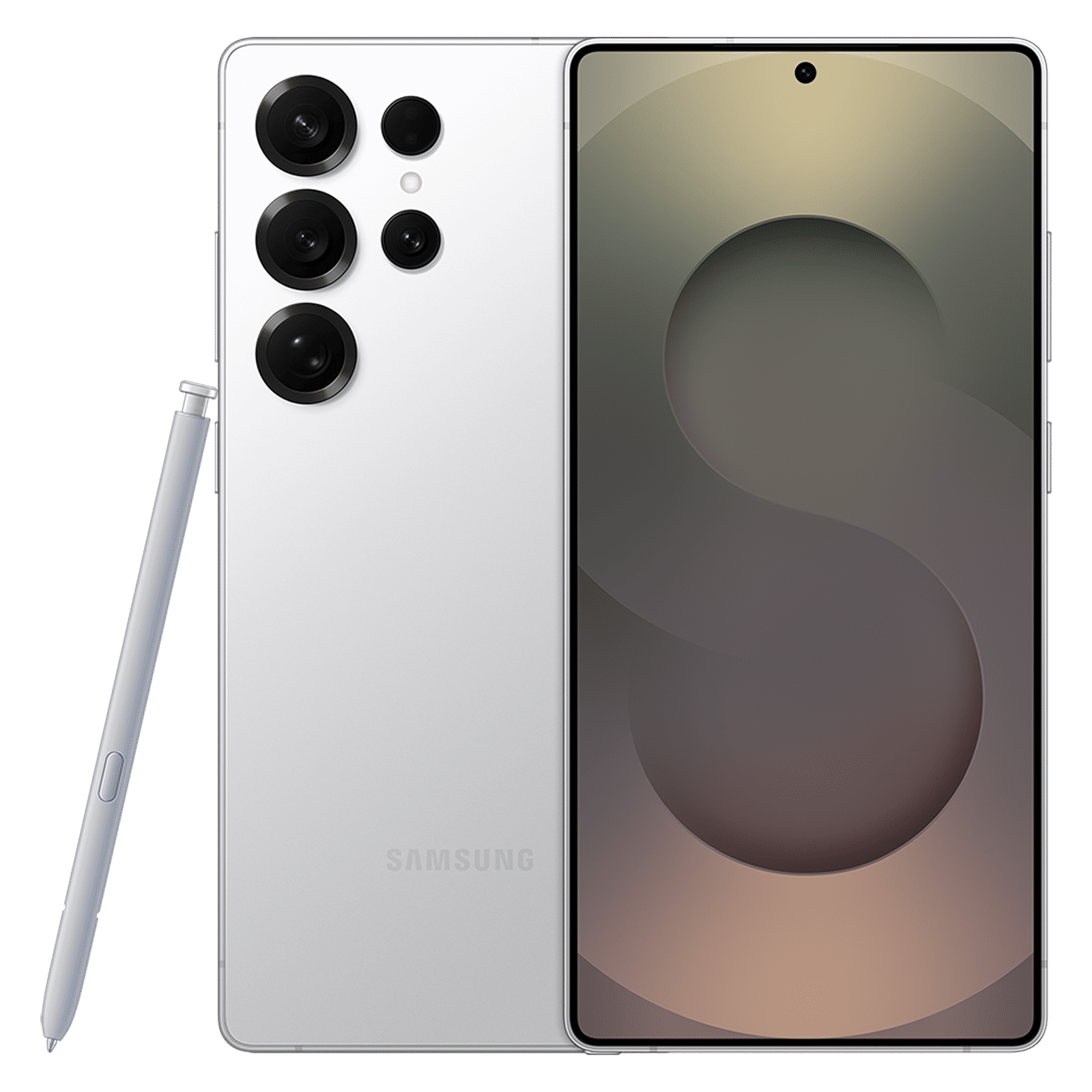 SAMSUNG Galaxy S25 Ultra 5G (12GB RAM, 256GB, Titanium Whitesilver)