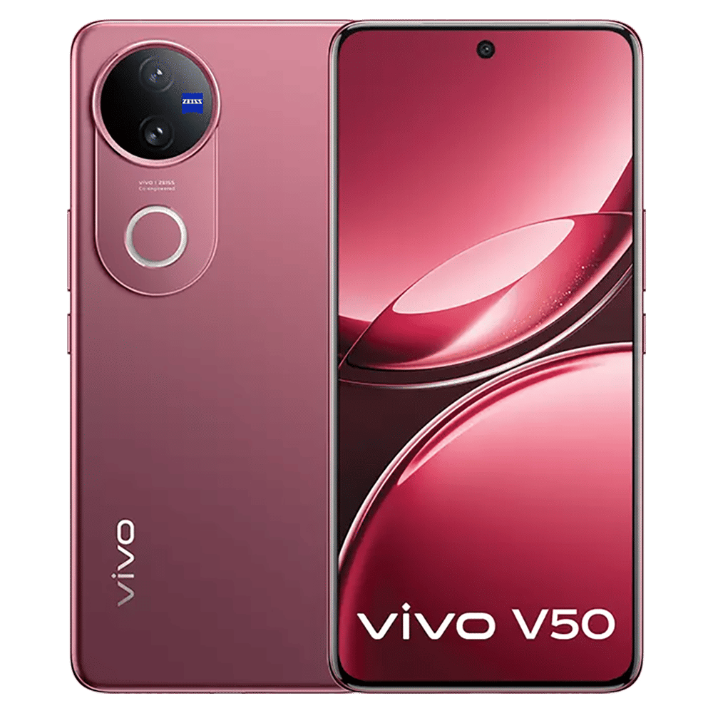 vivo V50 5G (8GB RAM, 128GB, Rose Red)