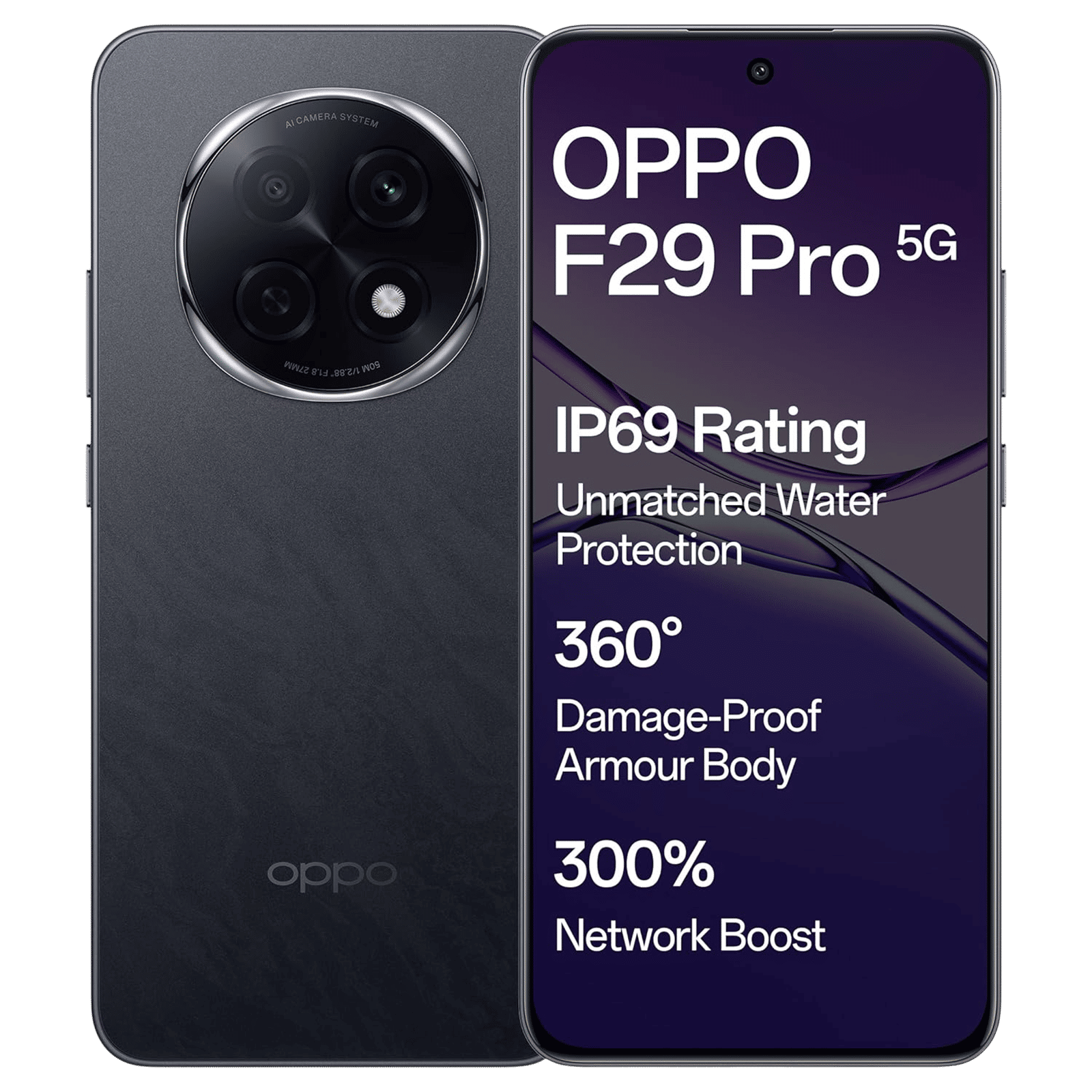 oppo F29 Pro 5G (8GB RAM, 128GB, Granite Black)