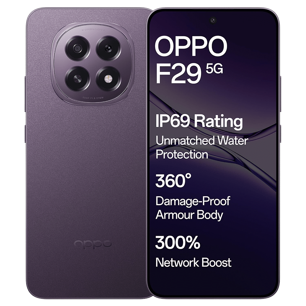oppo F29 5G (8GB RAM, 128GB, Solid Purple)
