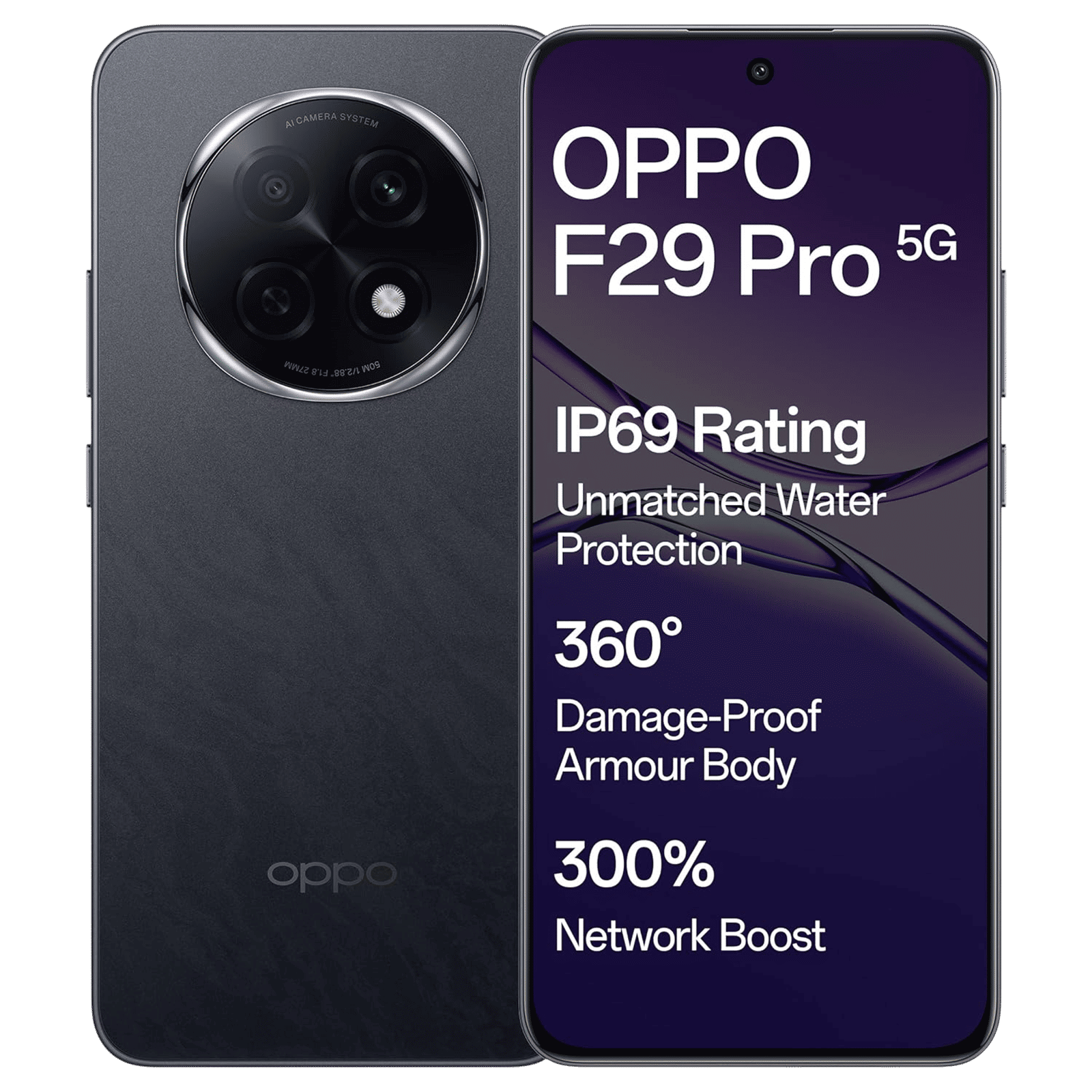 oppo F29 Pro 5G (8GB RAM, 256GB, Granite Black)