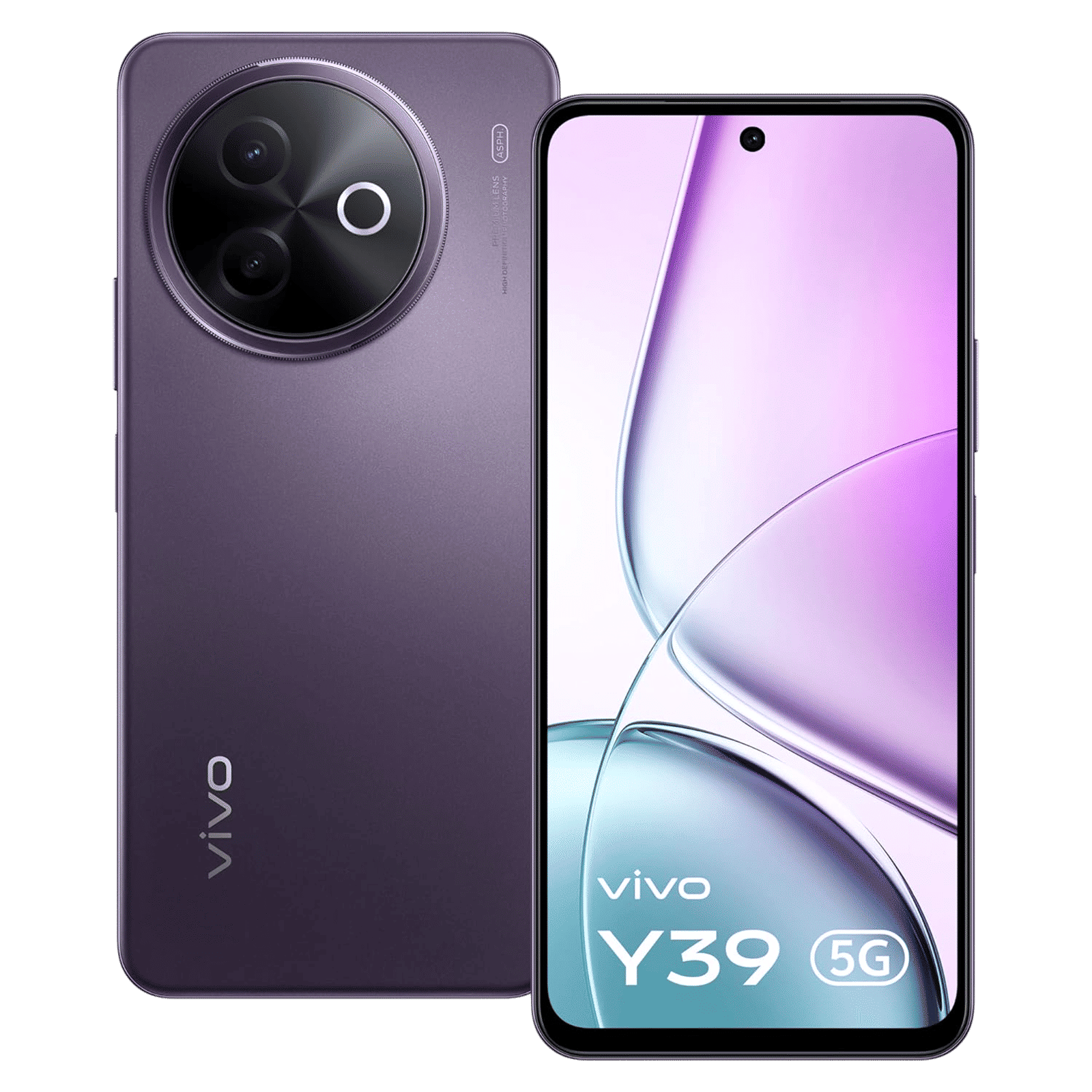 vivo Y39 5G (8GB RAM, 256GB, Lotus Purple)