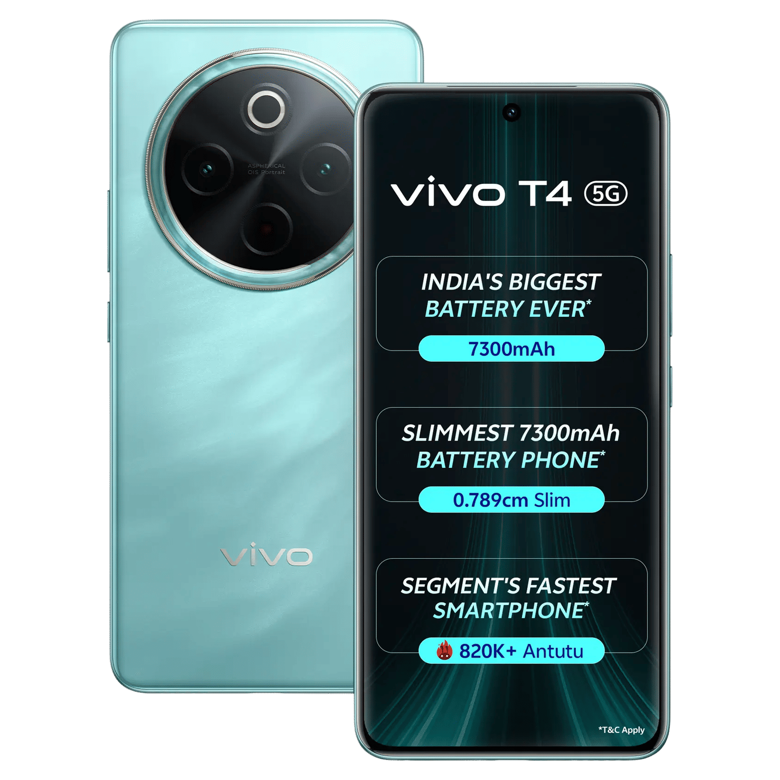 vivo T4 5G (8GB RAM, 128GB, Emerald Blaze)