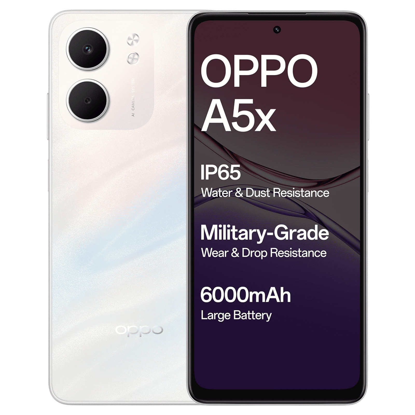 oppo A5x 5G (4GB RAM, 128GB, Laser White)