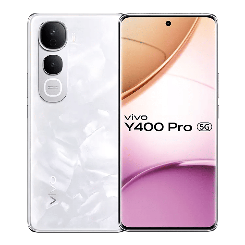 vivo Y400 Pro 5G (8GB RAM, 256GB, Freestyle White)