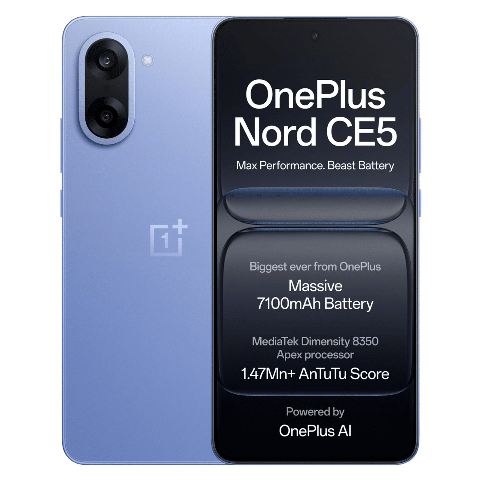 OnePlus Nord CE5 5G (8GB RAM, 256GB, Nexus Blue)