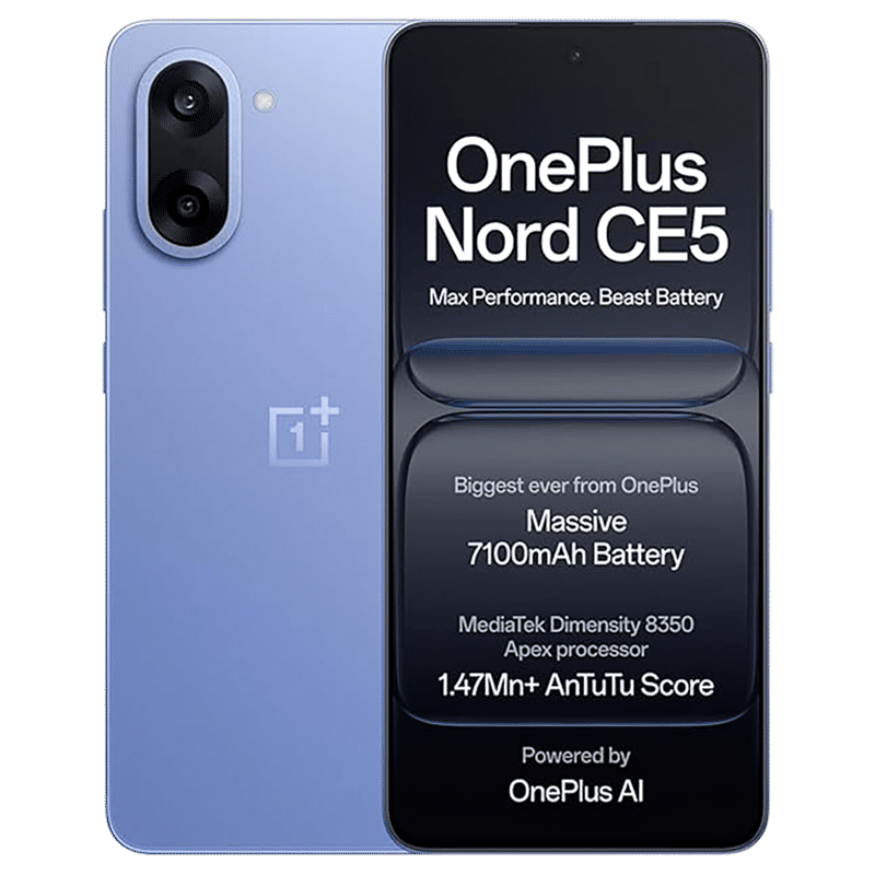 OnePlus Nord CE5 5G (8GB RAM, 128GB, Nexus Blue)