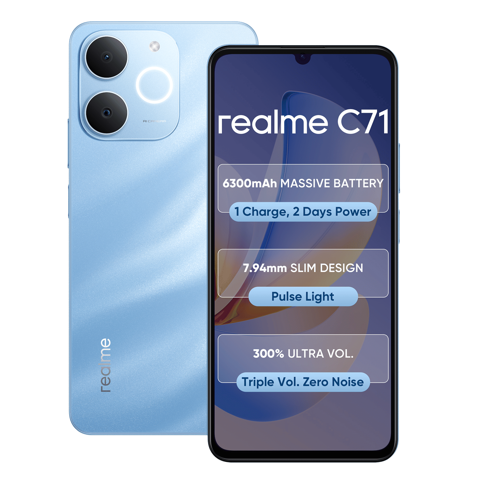 realme C71 (4GB RAM, 64GB, Sea Blue)