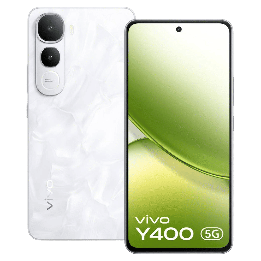 vivo Y400 5G (8GB RAM, 128GB, Glam White)